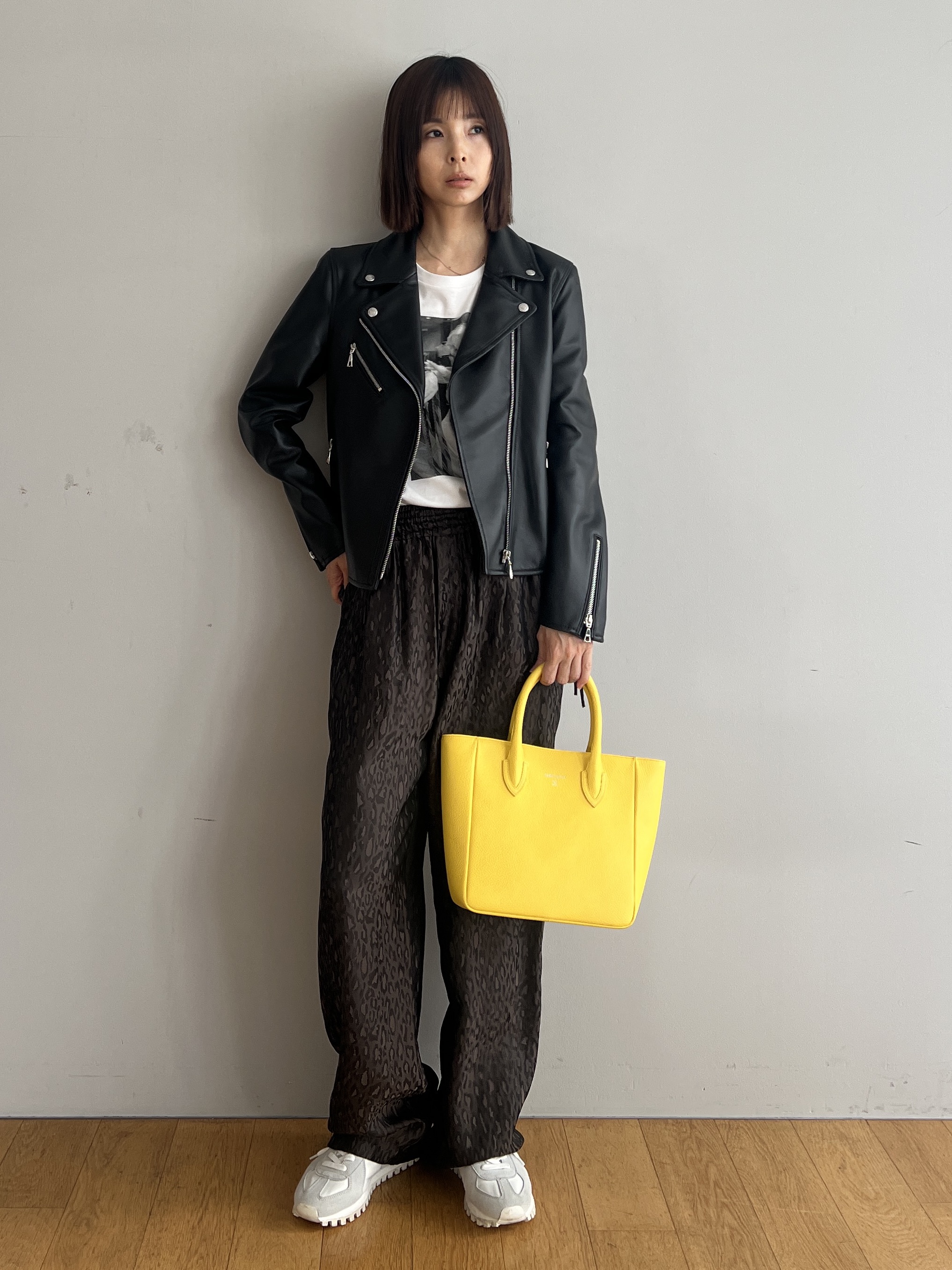 misaさんの「DRESSTERIOR｜【本革】レザーダブルライダース」を使ったコーディネート