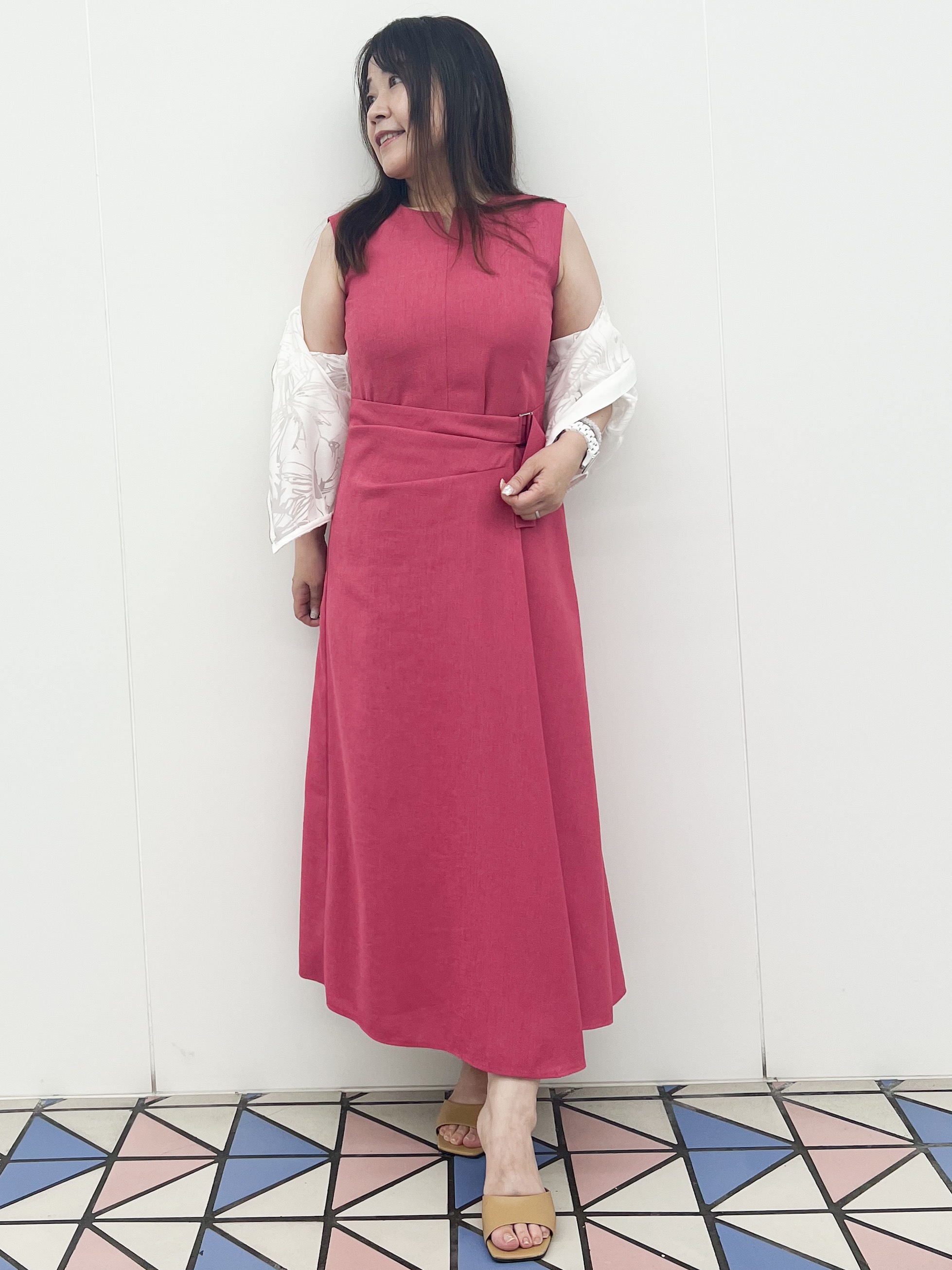 Kiyoさんの「COUP DE CHANCE｜【手洗い可／日本製／／セットアップ可】オパール花柄ブルゾン」を使ったコーディネート