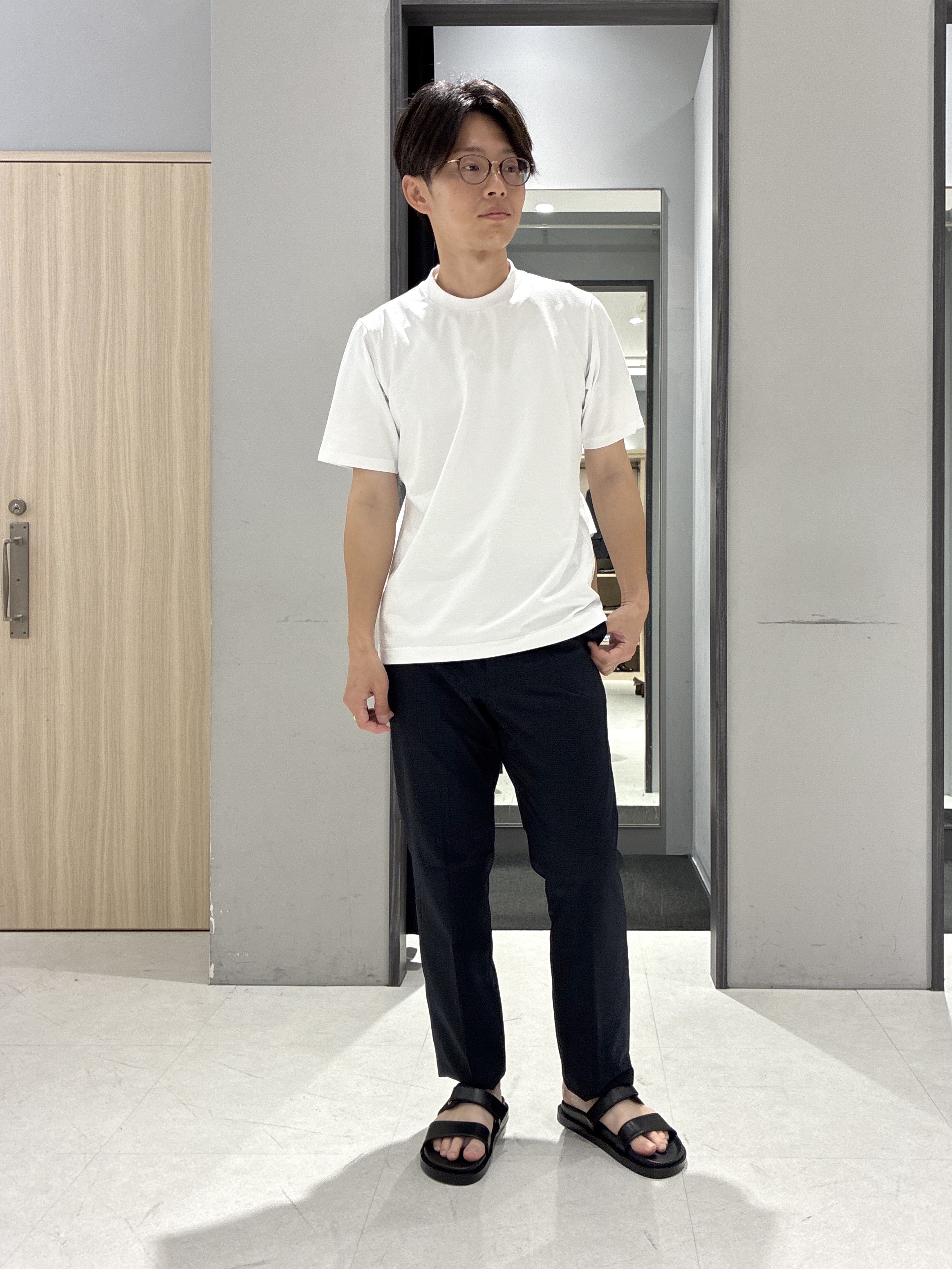 わいずみさんの「TAKEO KIKUCHI｜【BOWLER HAT LABEL】ビリケンプリント 長袖シャツ」を使ったコーディネート