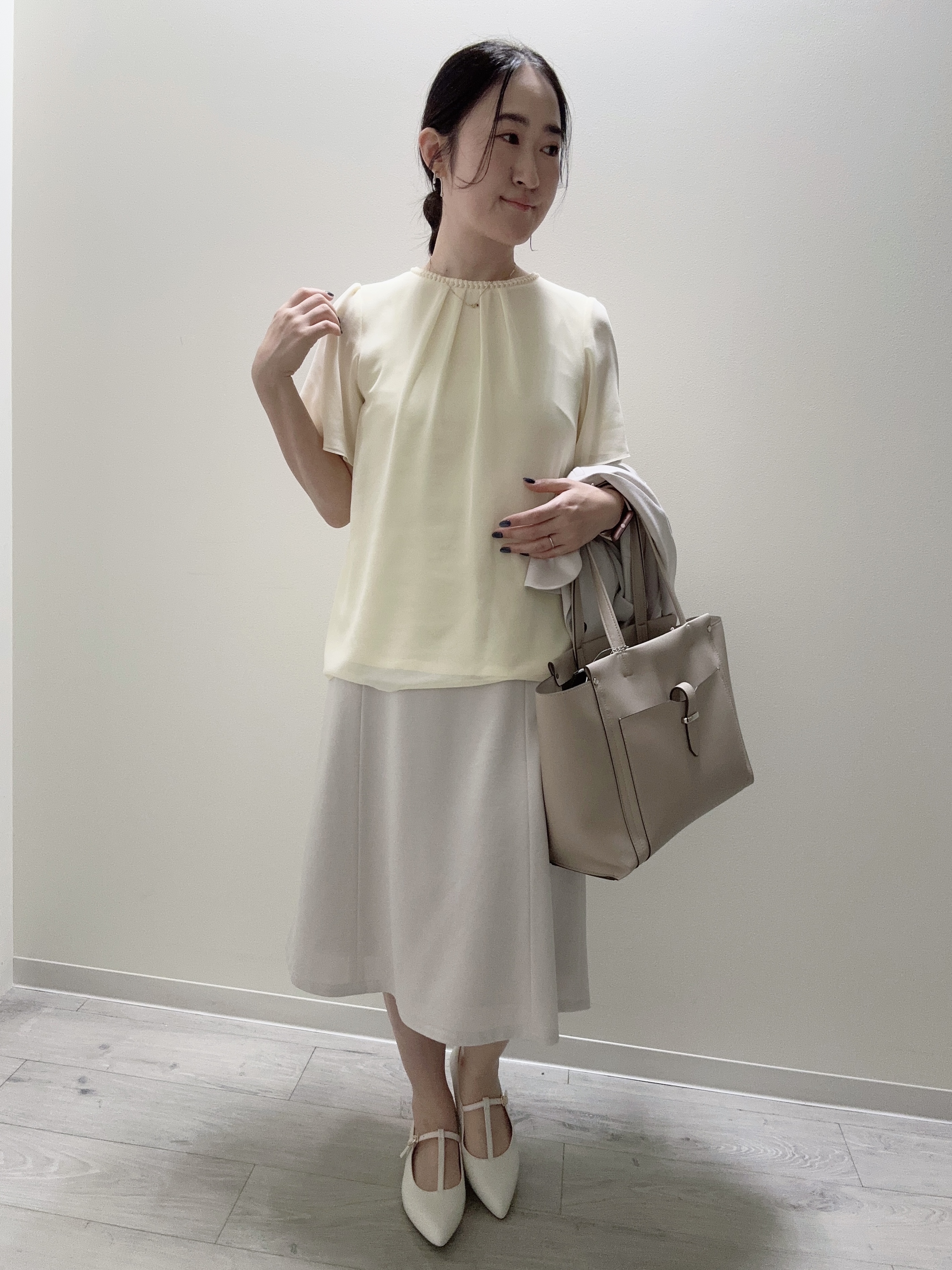 末廣美智子さんの「Reflect｜【SS-4Lサイズ／UVカット／接触冷感】匠ジャケット／ベーシックテーラード」を使ったコーディネート