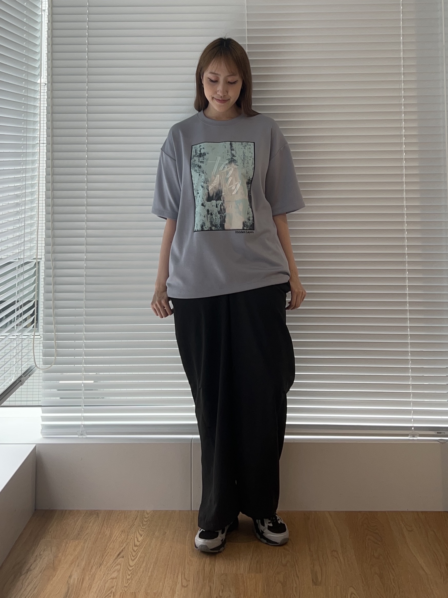 mさんの「tk.TAKEO KIKUCHI｜コンシールドエンブロTシャツ」を使ったコーディネート