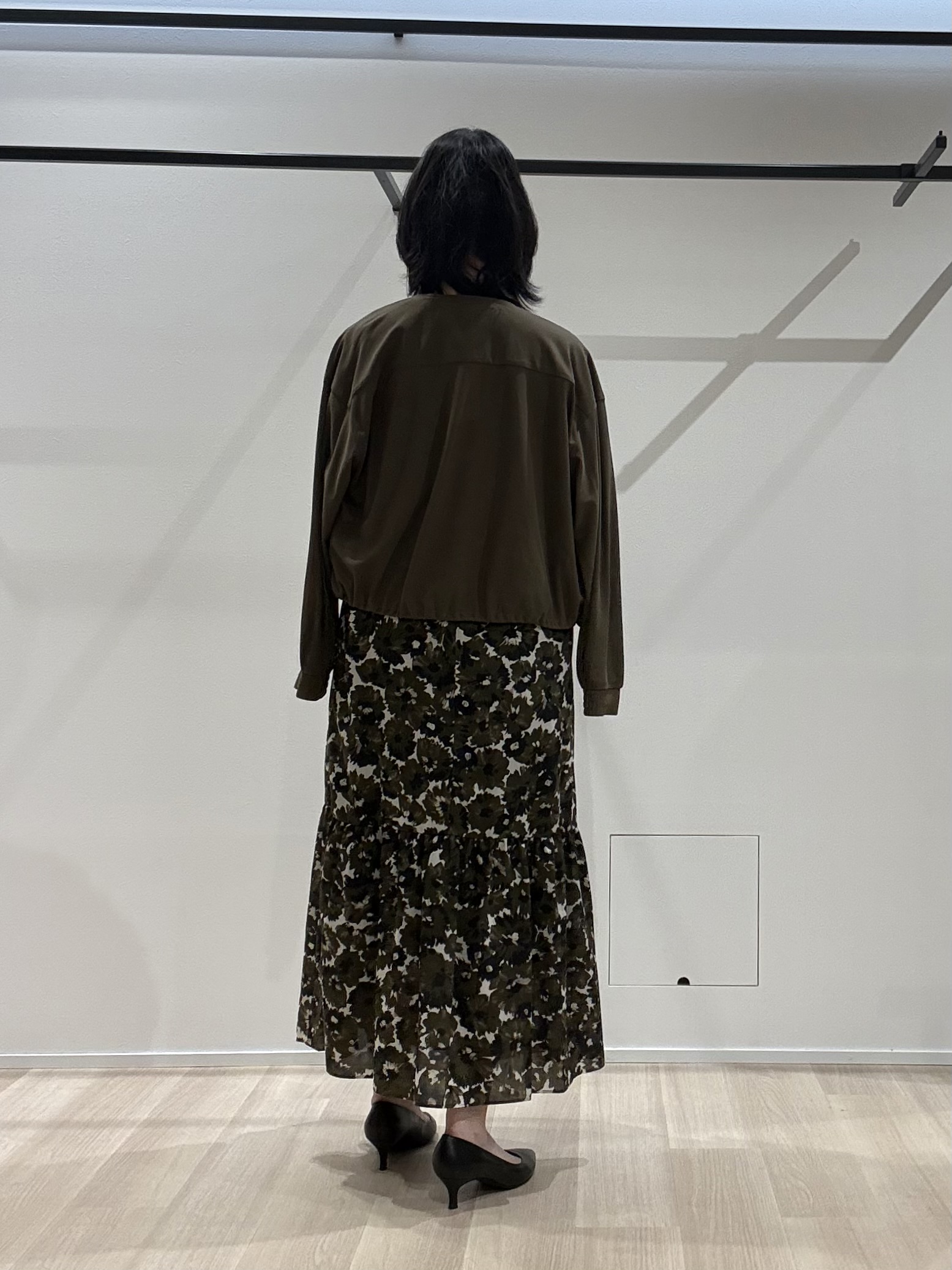 yさんの「UNTITLED｜【古畑星夏さん着用/洗える】シアーブルゾン」を使ったコーディネート
