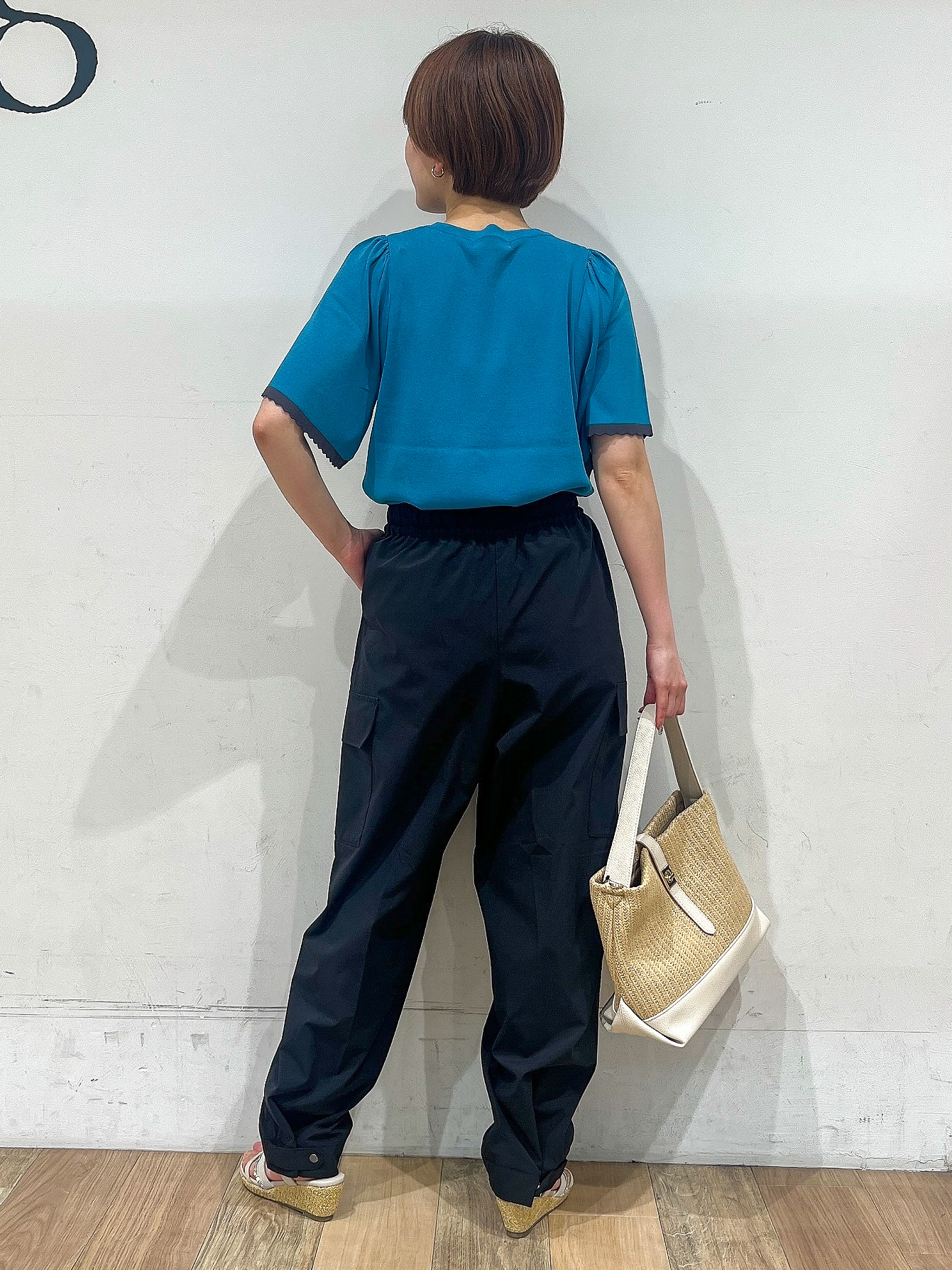 山さんさんの「grove｜高評価！【接触冷感／UVカットetc】ベーシックショートカーディガン」を使ったコーディネート