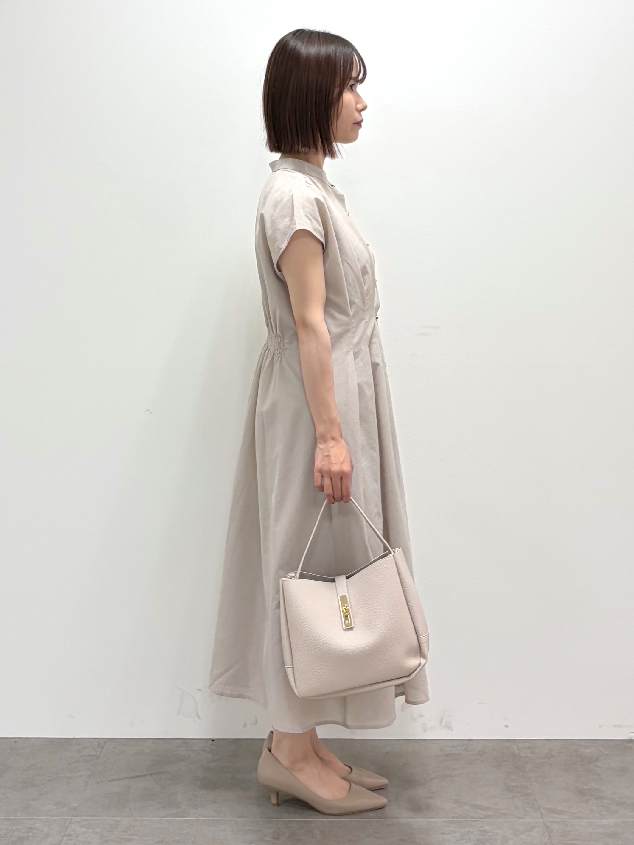 kozuさんの「index｜【接触冷感／防シワ】ひんやり7分袖テーラードジャケット《洗濯機OK》」を使ったコーディネート