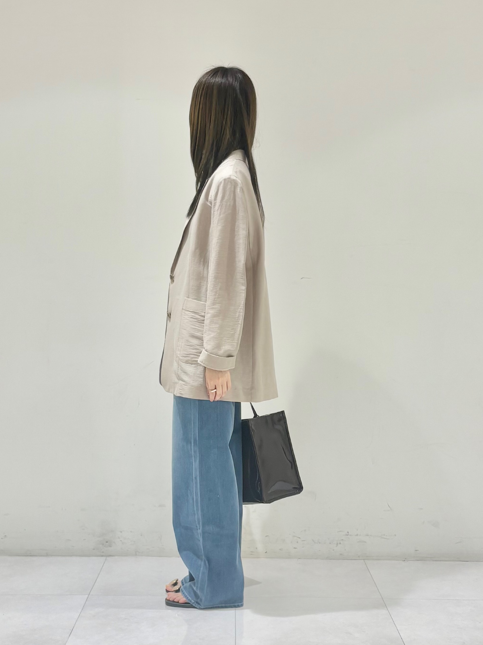 kyokaさんの「UNTITLED｜【程よいシアー感/洗える】エアリーバイオジャケット」を使ったコーディネート