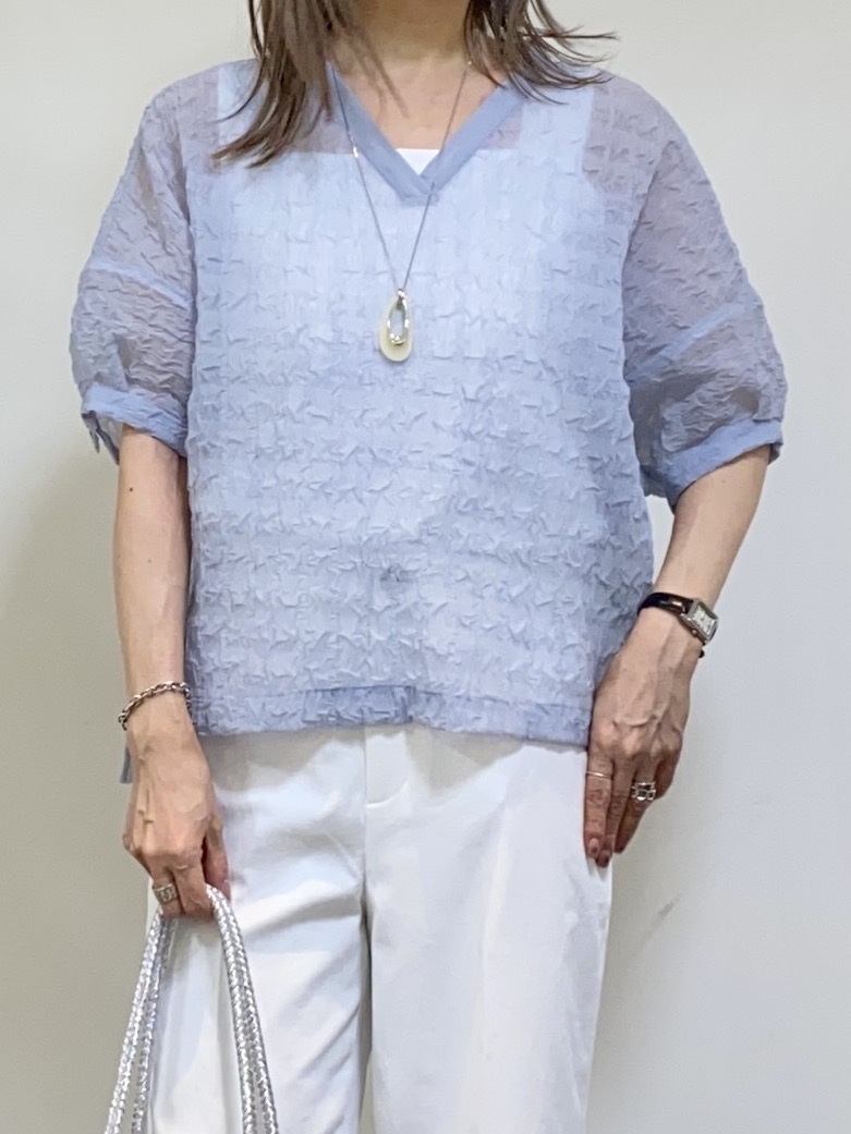 tomoさんの「UNTITLED｜【接触冷感/UV機能/遮熱】ジャージカーディガン」を使ったコーディネート