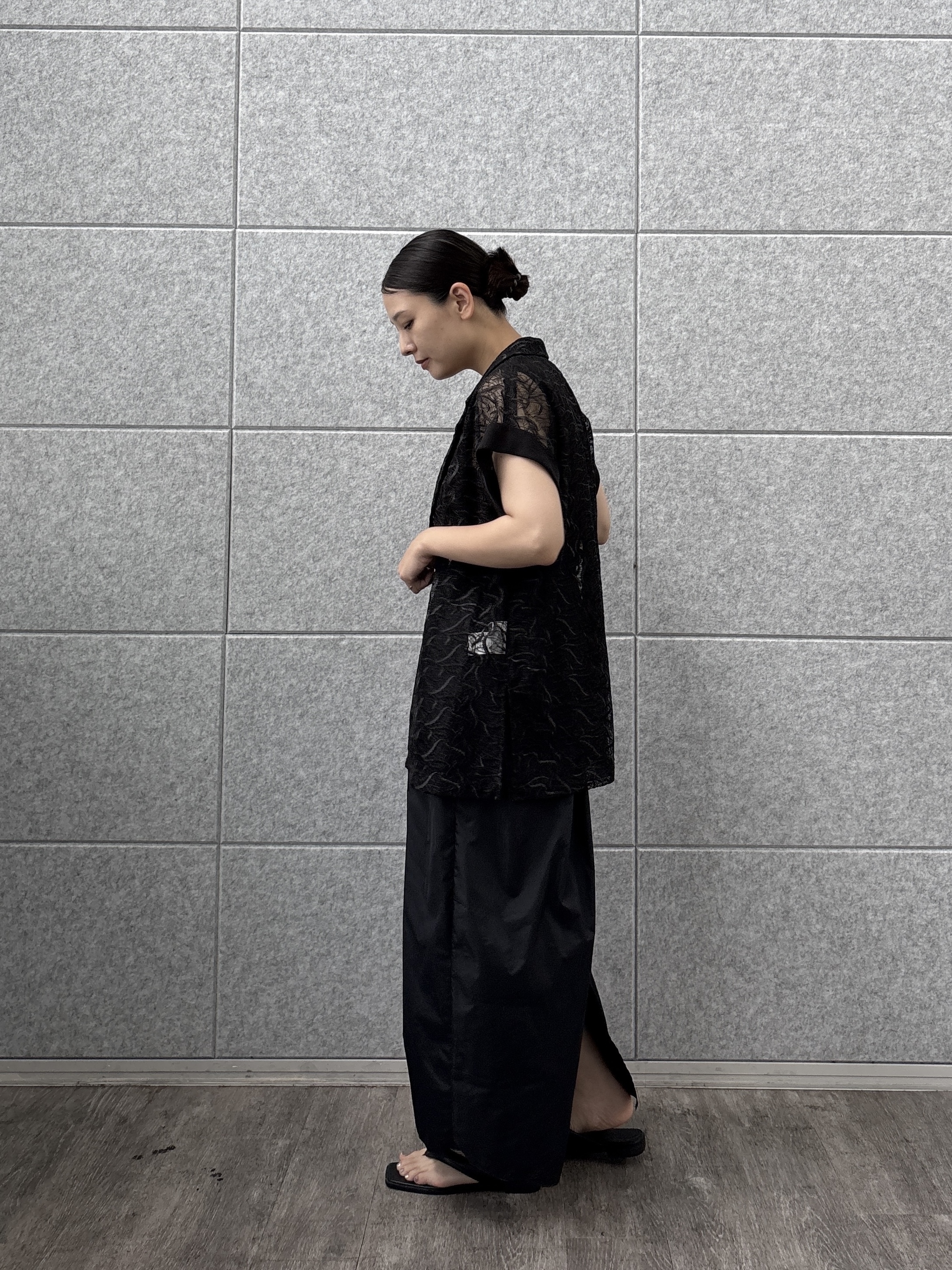 ayanoさんの「INDIVI｜コンビコクーンワンピース」を使ったコーディネート