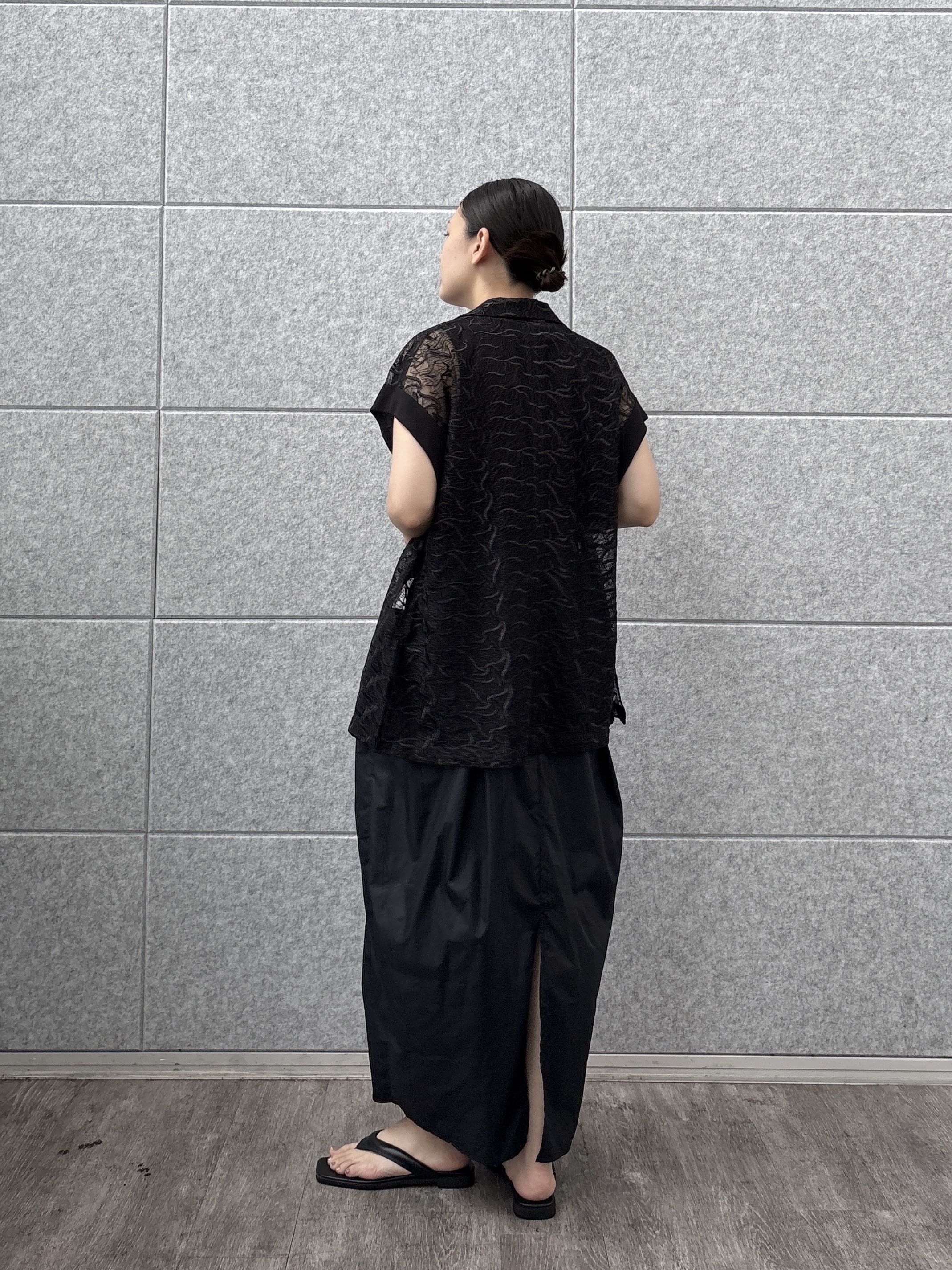 ayanoさんの「INDIVI｜コンビコクーンワンピース」を使ったコーディネート