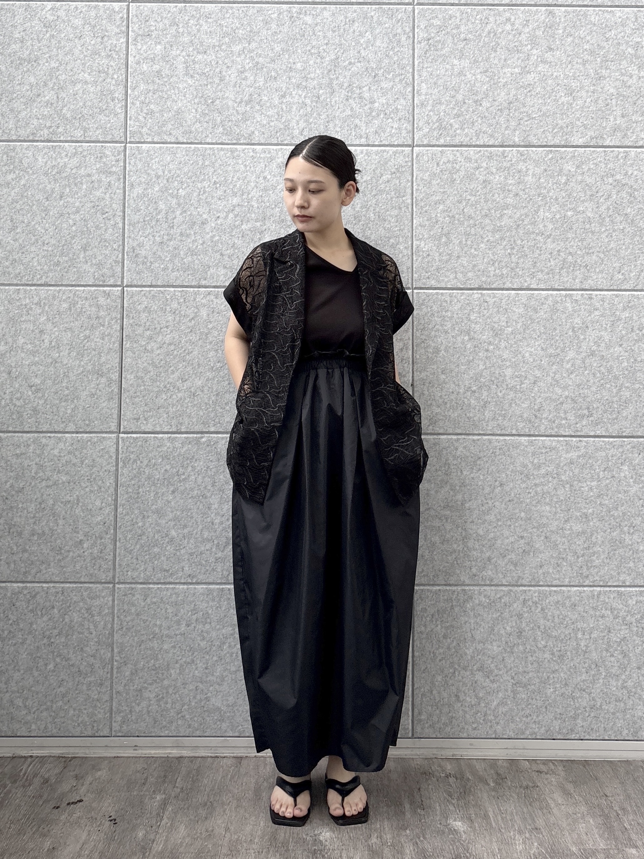 ayanoさんの「INDIVI｜コンビコクーンワンピース」を使ったコーディネート