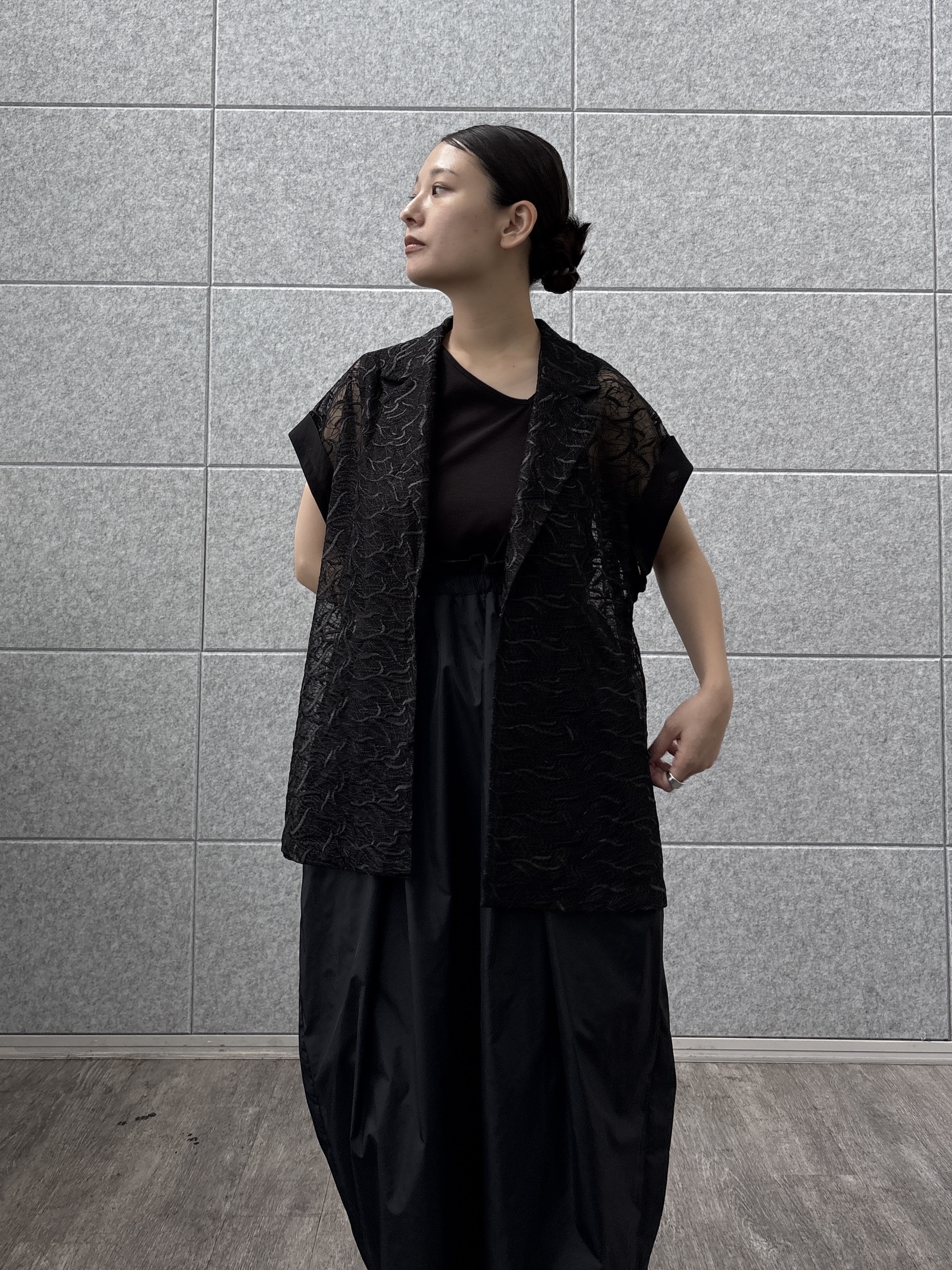 ayanoさんの「INDIVI｜コンビコクーンワンピース」を使ったコーディネート