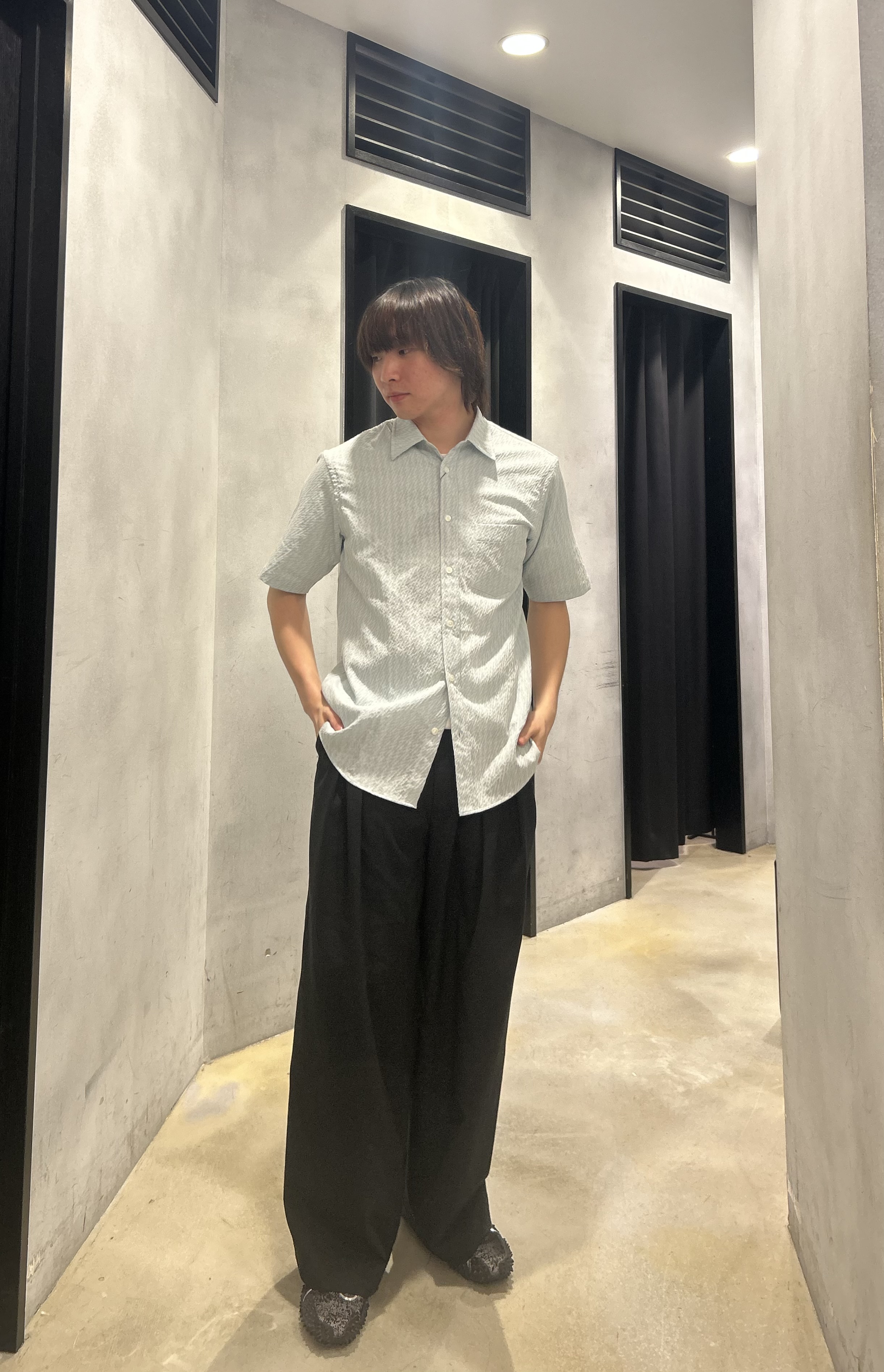 しげちゃんさんの「tk.TAKEO KIKUCHI｜播州織り 千鳥 半袖シャツ」を使ったコーディネート