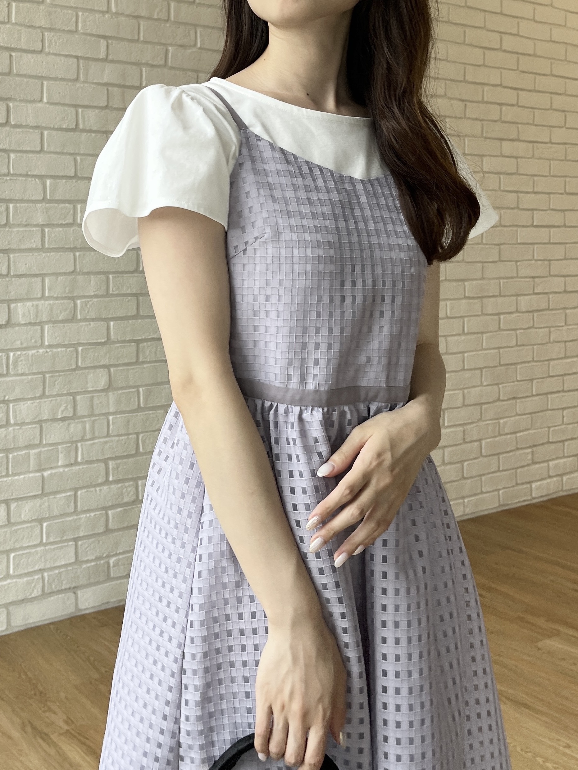 はばさんの「Couture brooch｜【接触冷感・UVカット・洗える】CATプリントTシャツ」を使ったコーディネート