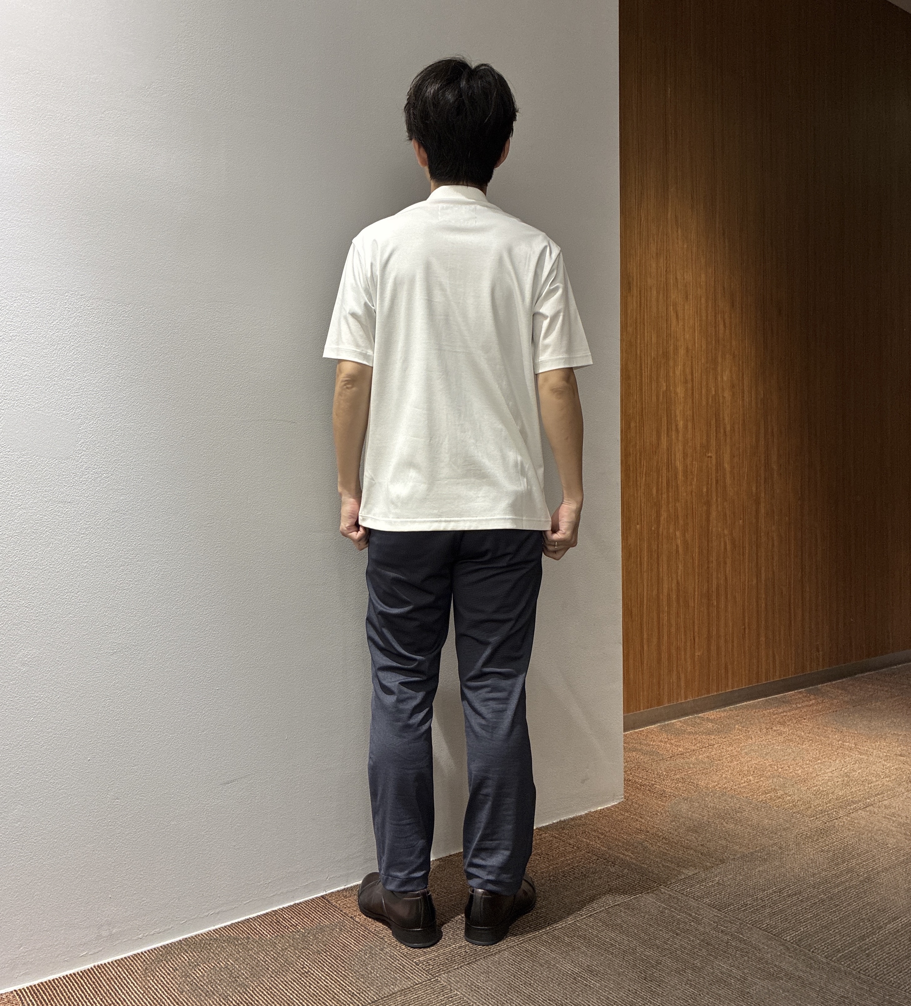 わいずみさんの「TAKEO KIKUCHI｜【360&deg;ストレッチ/軽量】None Of Stress ライト ジャケット（セットアップ対応）」を使ったコーディネート
