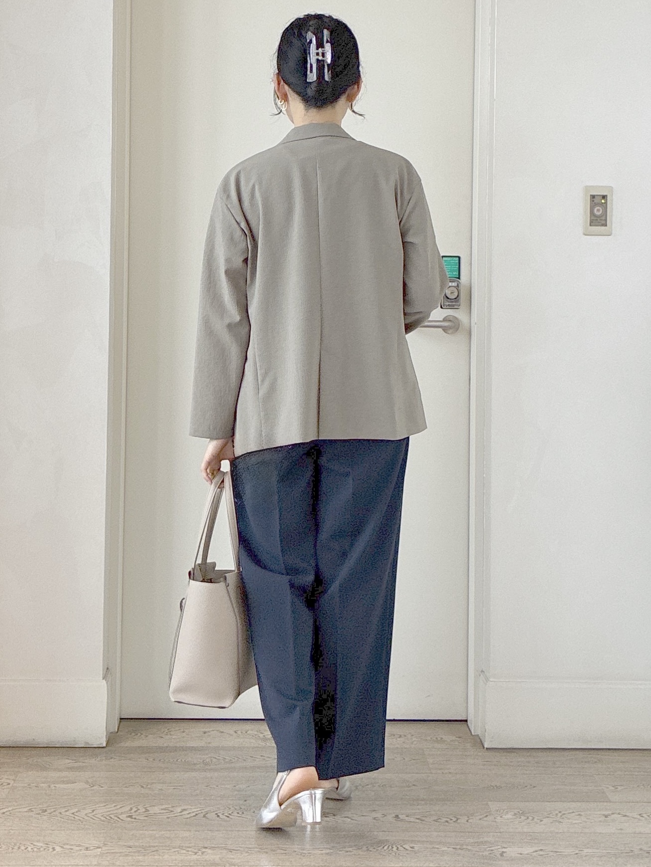 beni_gingerさんの「Reflect｜【SS-4Lサイズ／接触冷感／シワになりにくい】リラクシーテーラードジャケット」を使ったコーディネート