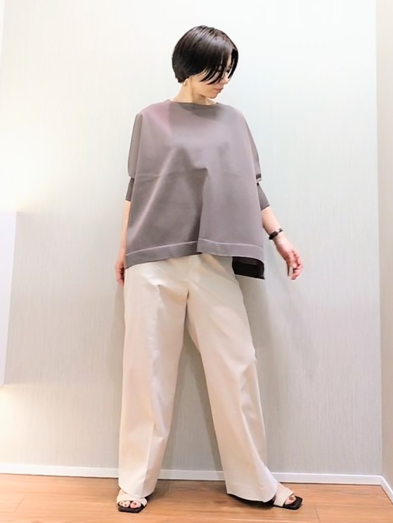 ミズタさんの「UNTITLED｜【古畑星夏さん着用/洗える】シアーブルゾン」を使ったコーディネート