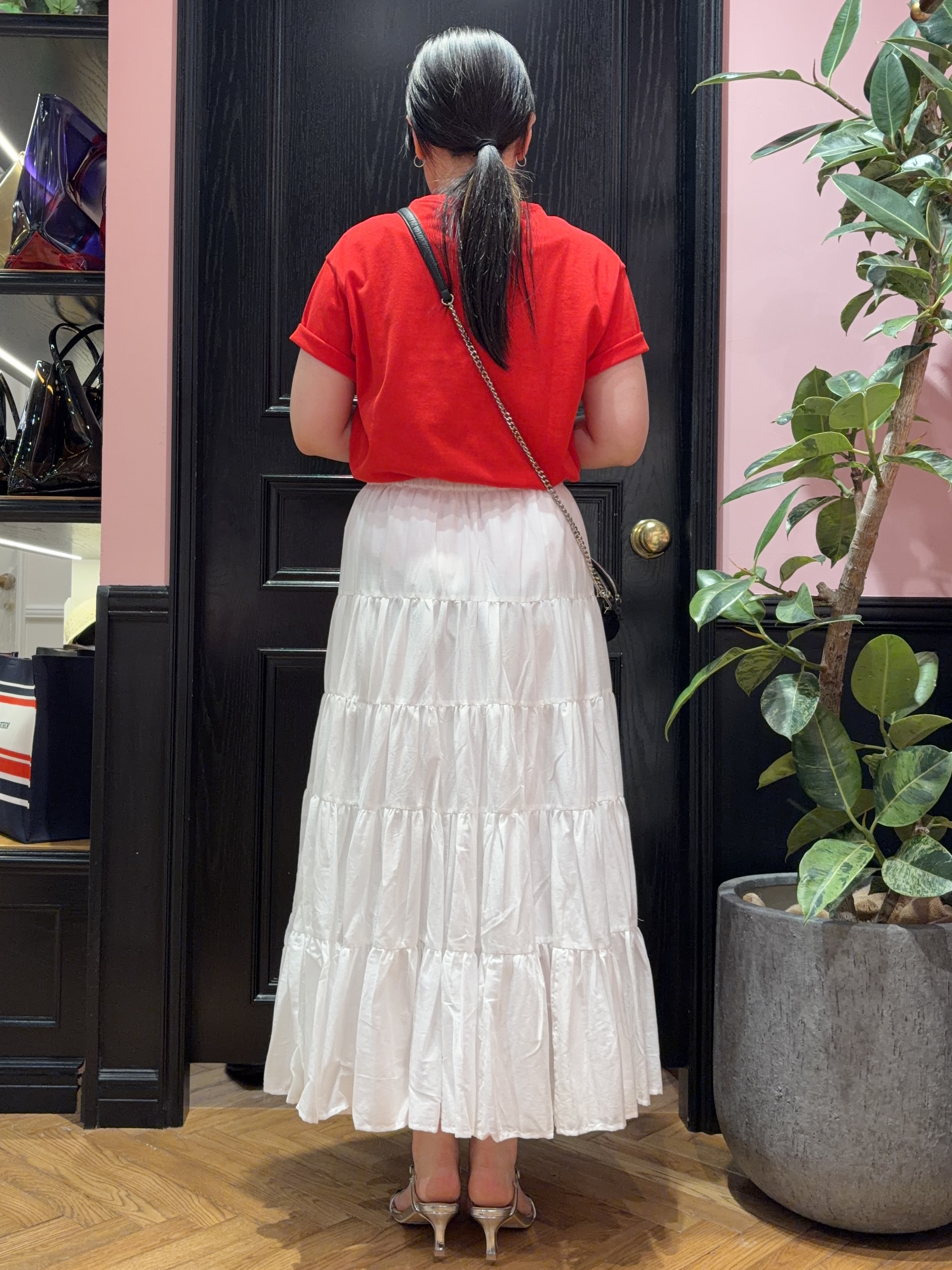 SAKAIさんの「DRESSTERIOR｜ル ミラクルロゴT」を使ったコーディネート