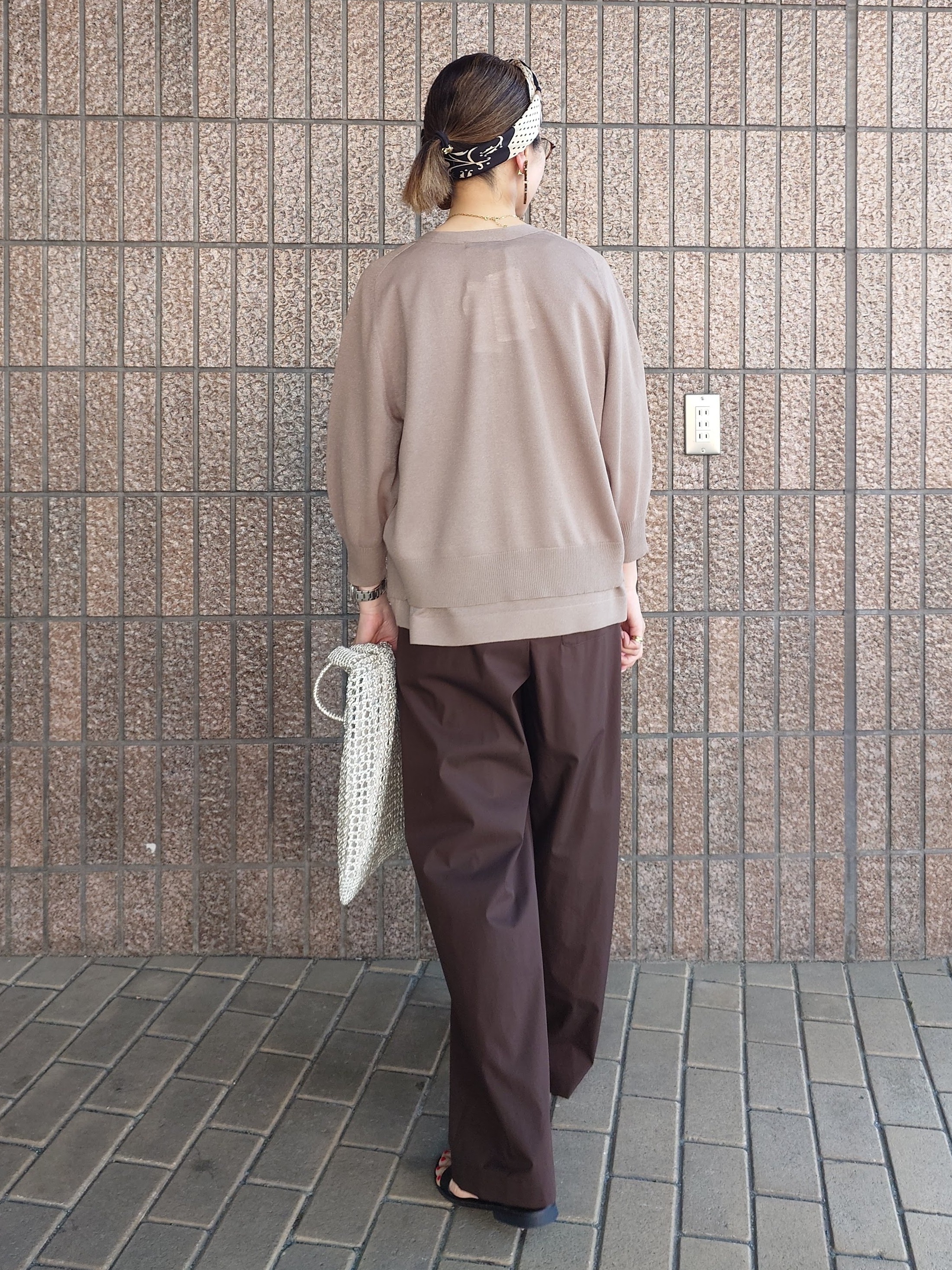 MUTSUKOさんの「UNTITLED｜【アンサンブル可/シアー】リネンエステルカーディガン」を使ったコーディネート