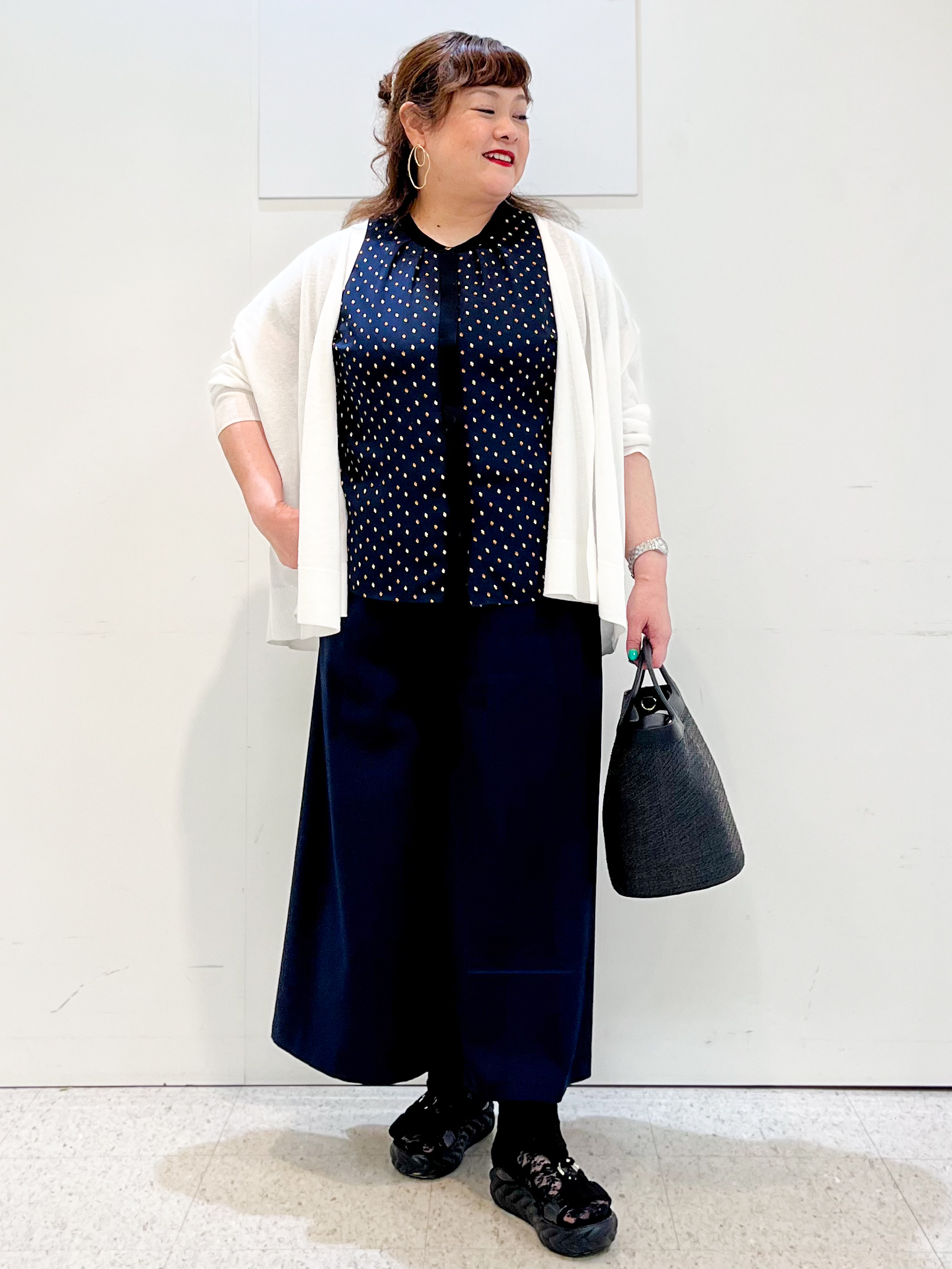 kimmyさんの「Reflect｜【通勤におすすめ◎】ジョーゼットブラウス」を使ったコーディネート