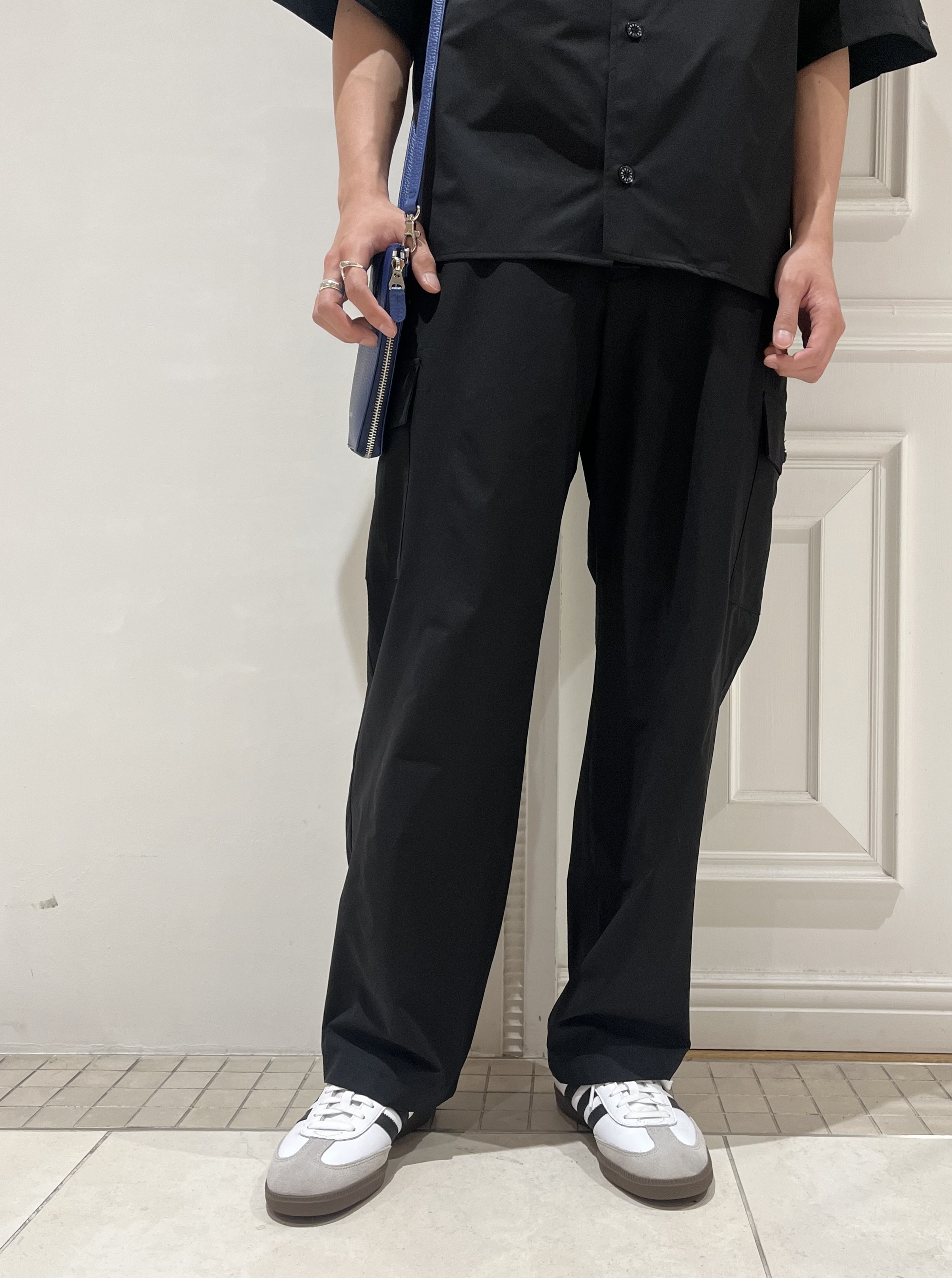 Watanabeさんの「DRESSTERIOR｜【セットアップ可/撥水/クールタッチ素材】SOLOTEX 4WAYストレッチオープンカラーシャツ」を使ったコーディネート