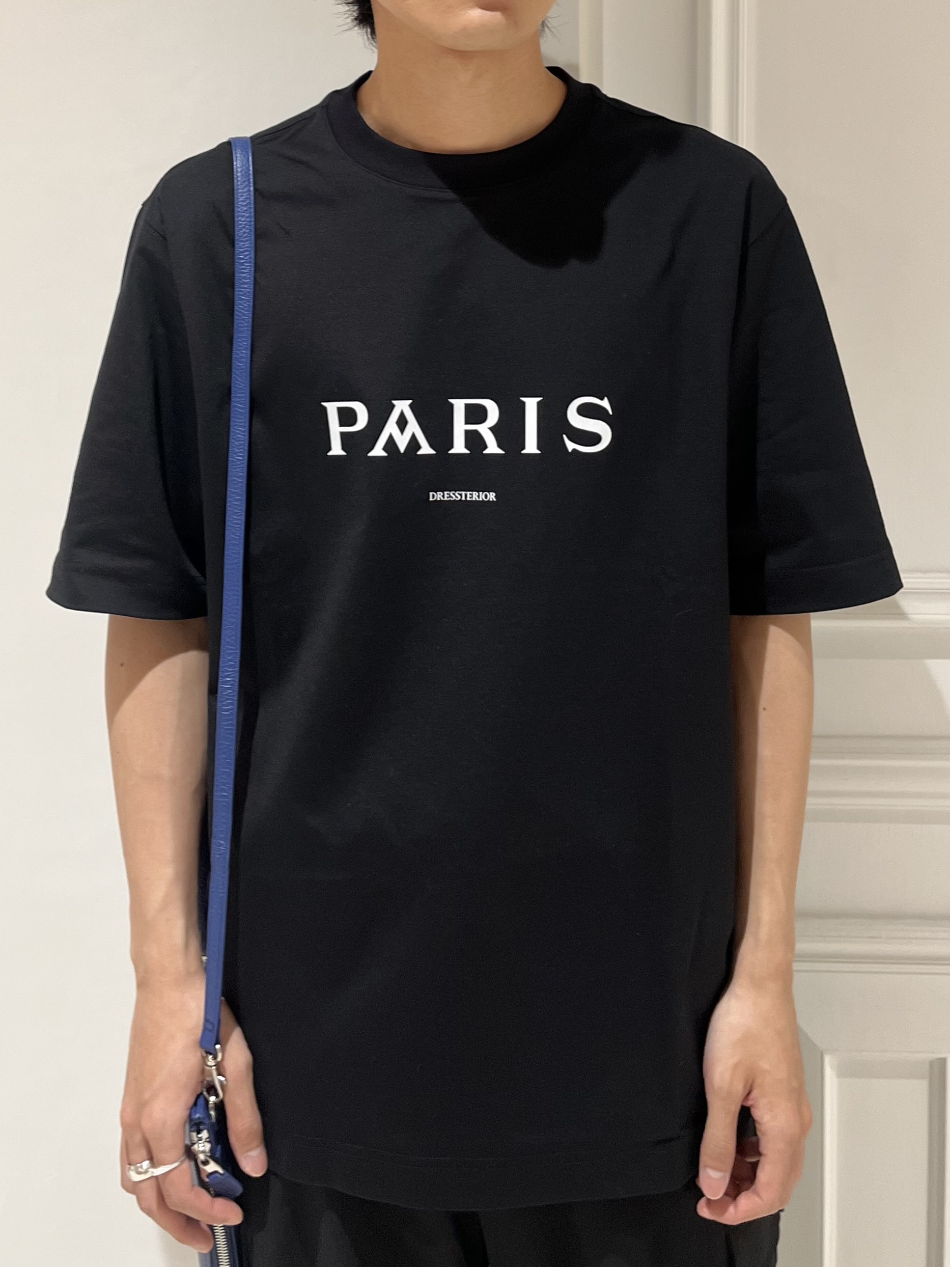 Watanabeさんの「DRESSTERIOR｜【接触冷感／UVカット／抗菌防臭／しわ防止】クールデオドラント ロゴTシャツ」を使ったコーディネート