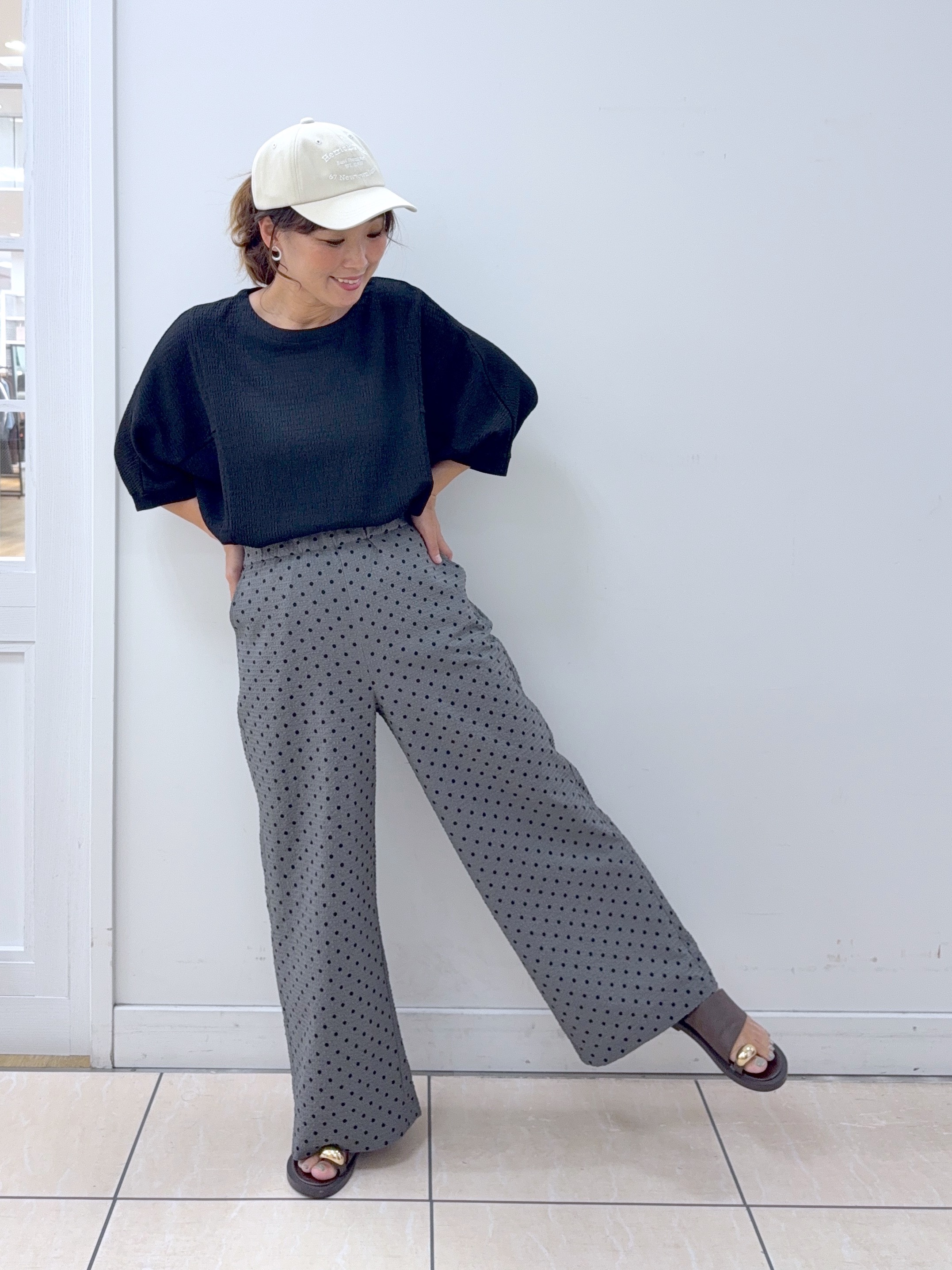 Osawaさんの「Dessin｜【ウォッシュ加工】ロゴ入りCAP」を使ったコーディネート