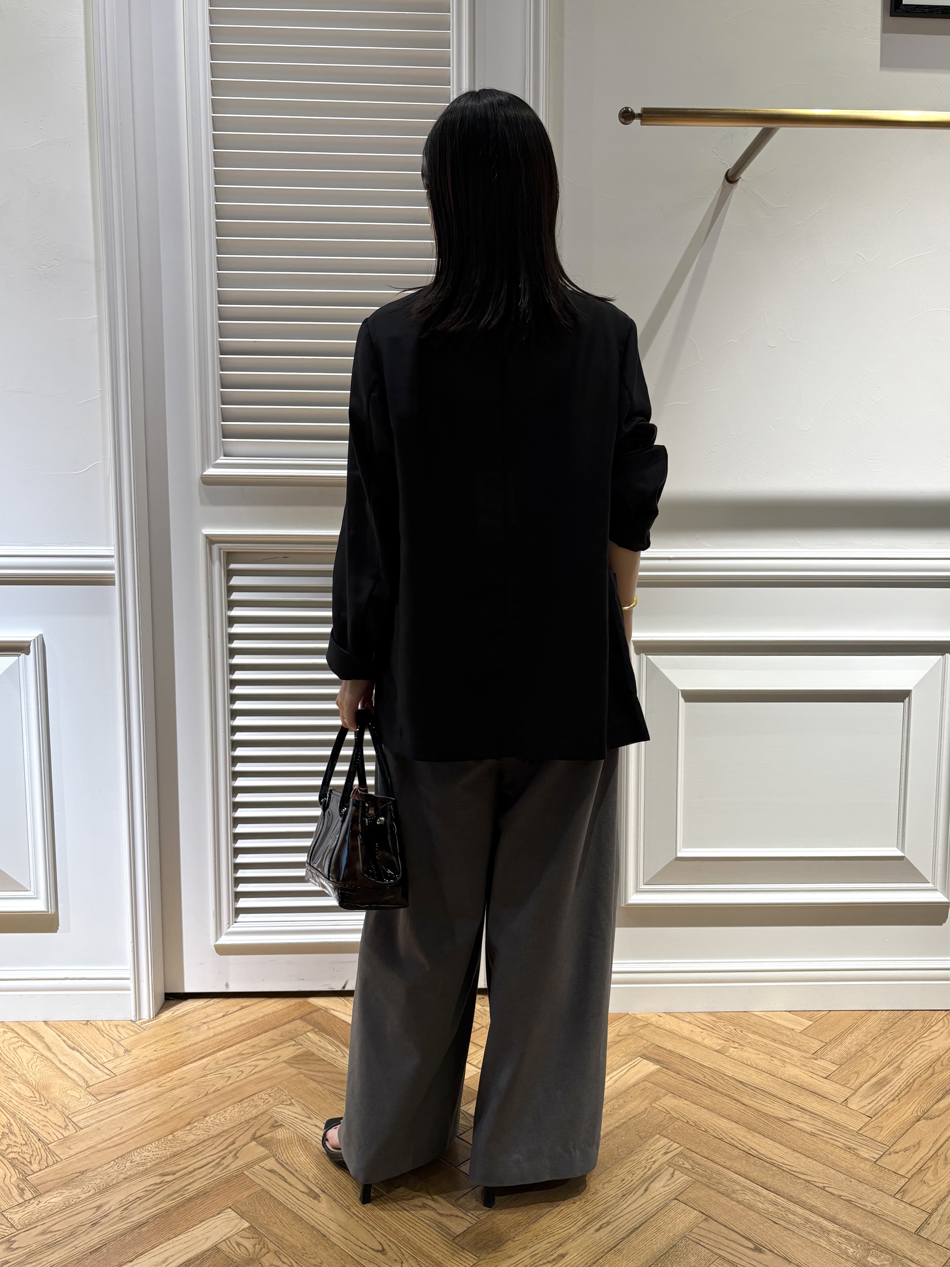 cocoさんの「DRESSTERIOR｜【接触冷感/防シワ機能/ウォッシャブル】クールタッチ リネンブレンドシアージャケット」を使ったコーディネート