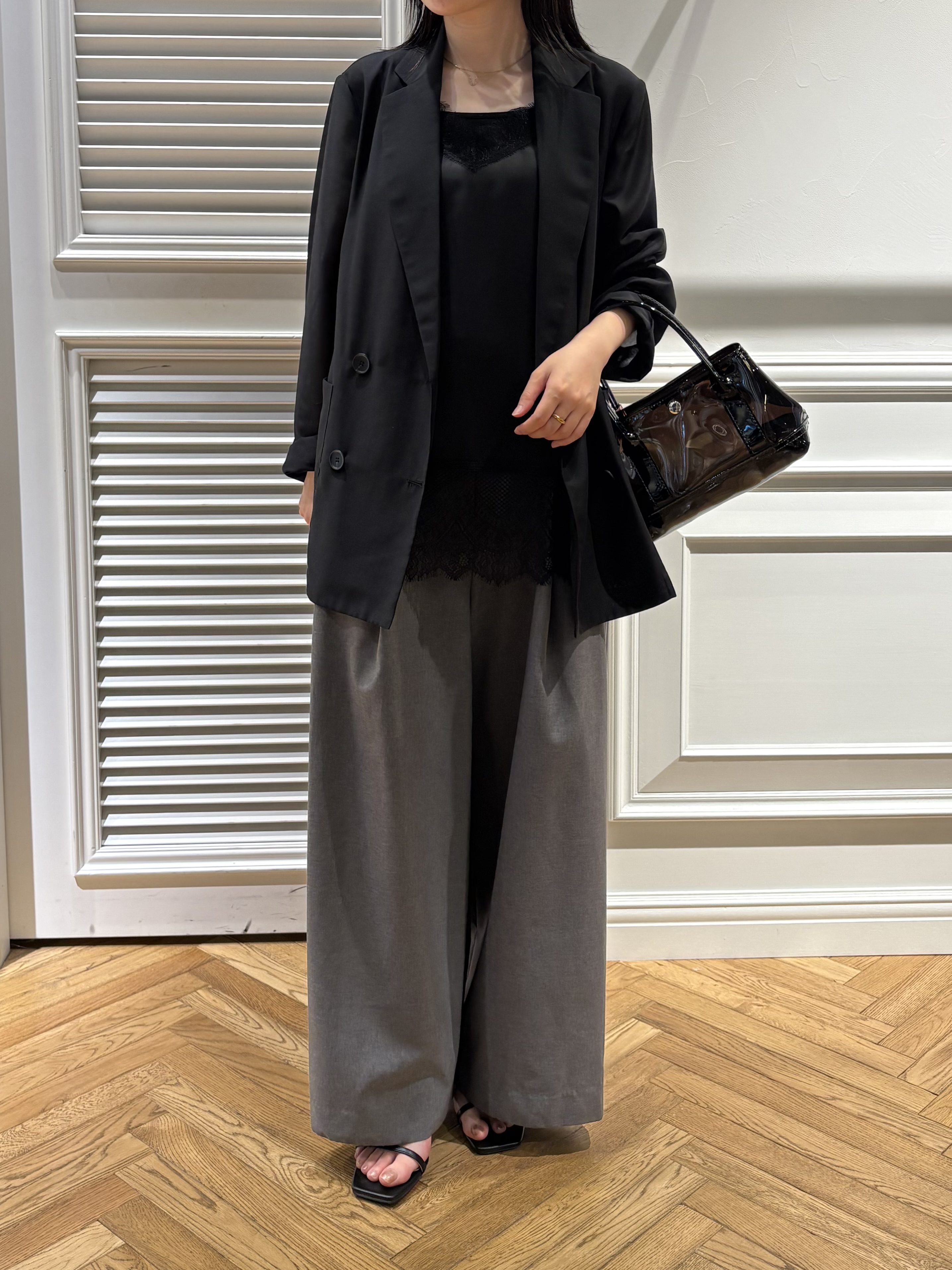 cocoさんの「DRESSTERIOR｜【接触冷感/防シワ機能/ウォッシャブル】クールタッチ リネンブレンドシアージャケット」を使ったコーディネート