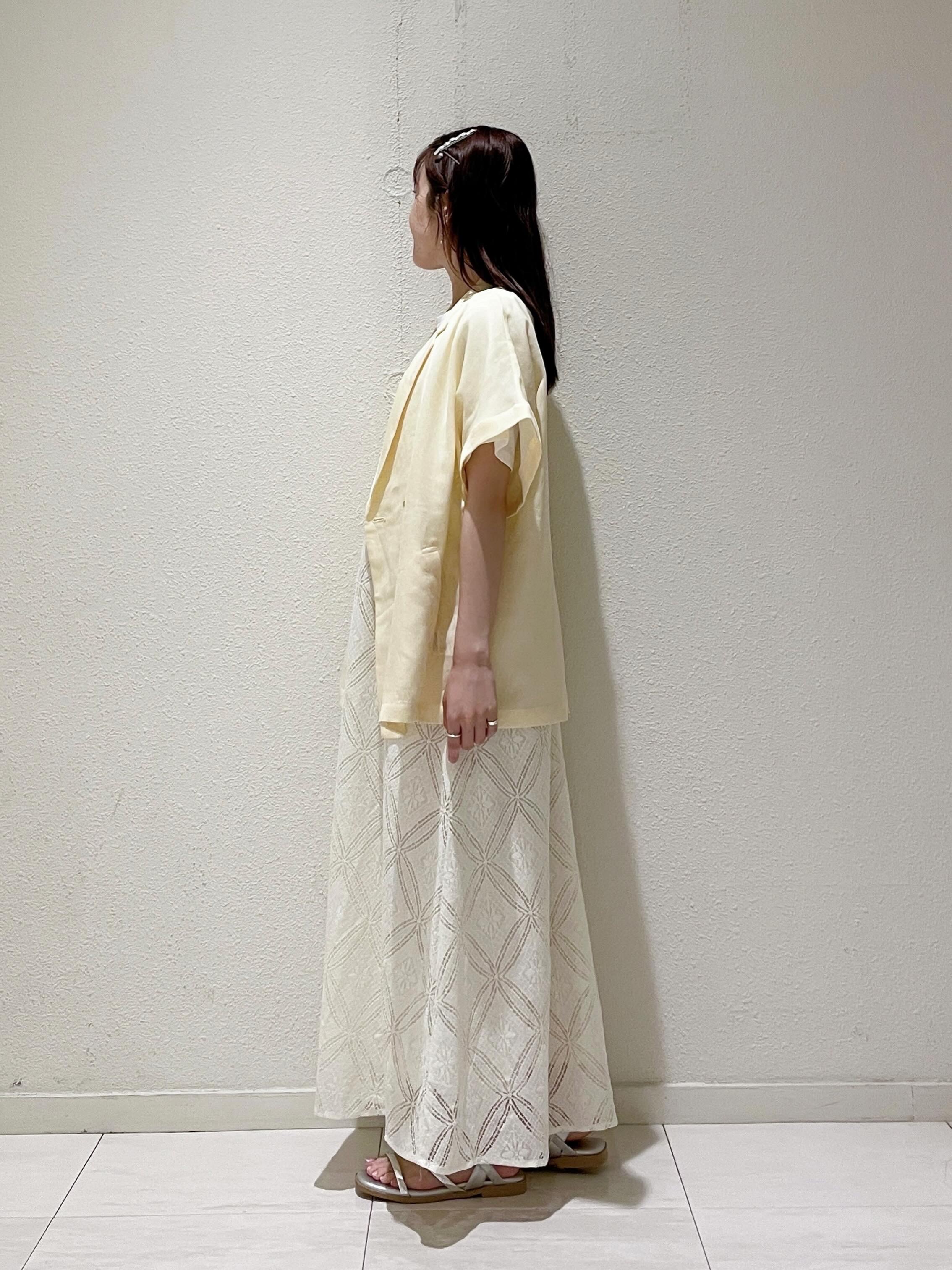 haruさんの「grove｜【UVカット/接触冷感】プリントアソート5分袖Tシャツ」を使ったコーディネート