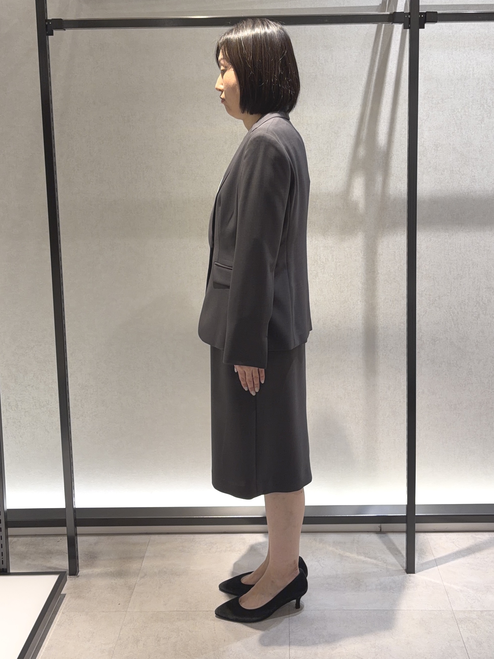 わたなべさんの「UNTITLED｜【セットアップ可/UV/接触冷感】エアリーテーラードジャケット」を使ったコーディネート