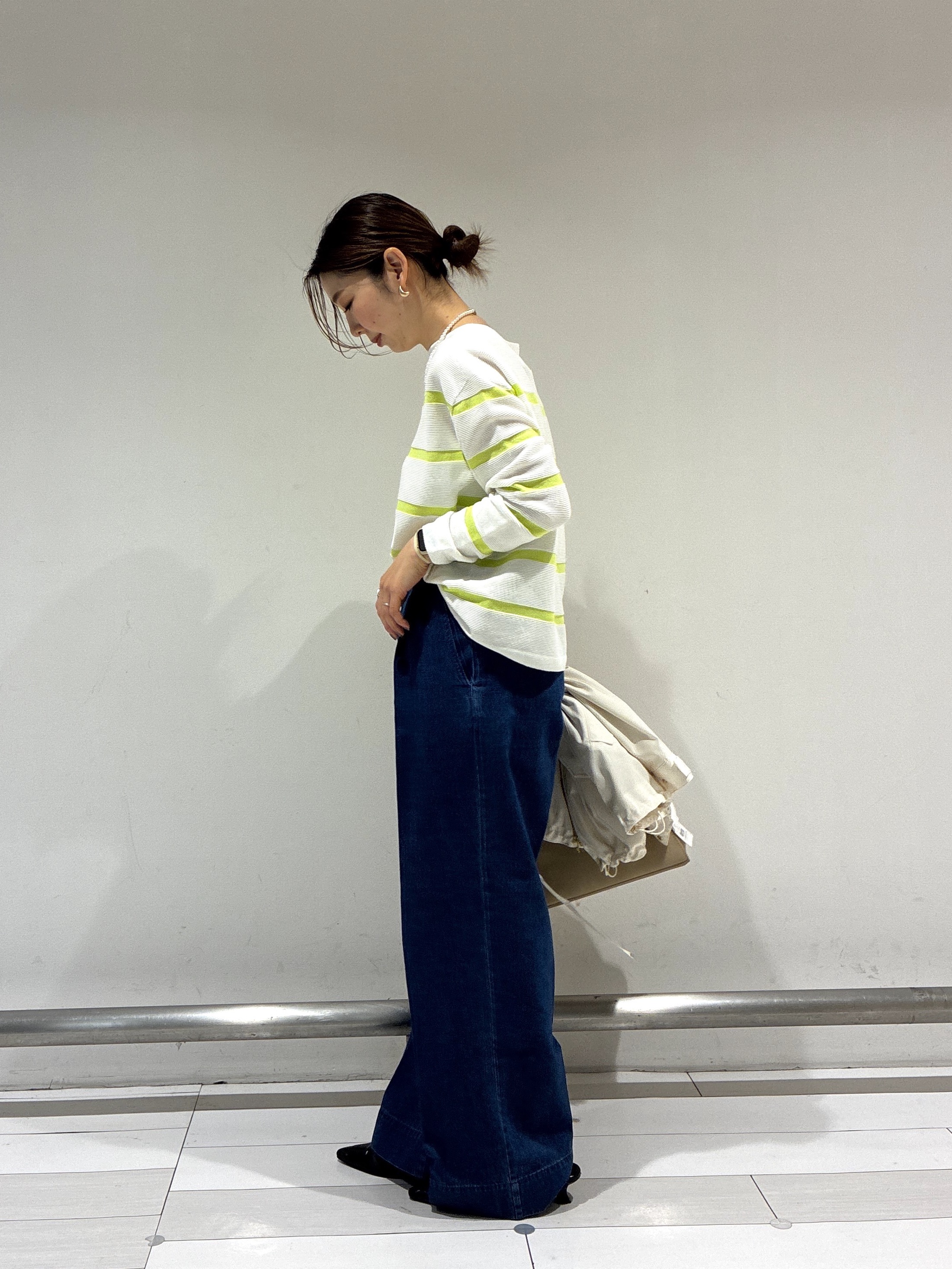 Rinさんの「UNTITLED｜【セットアップ可/ワイド】ライトウェイトデニムパンツ」を使ったコーディネート