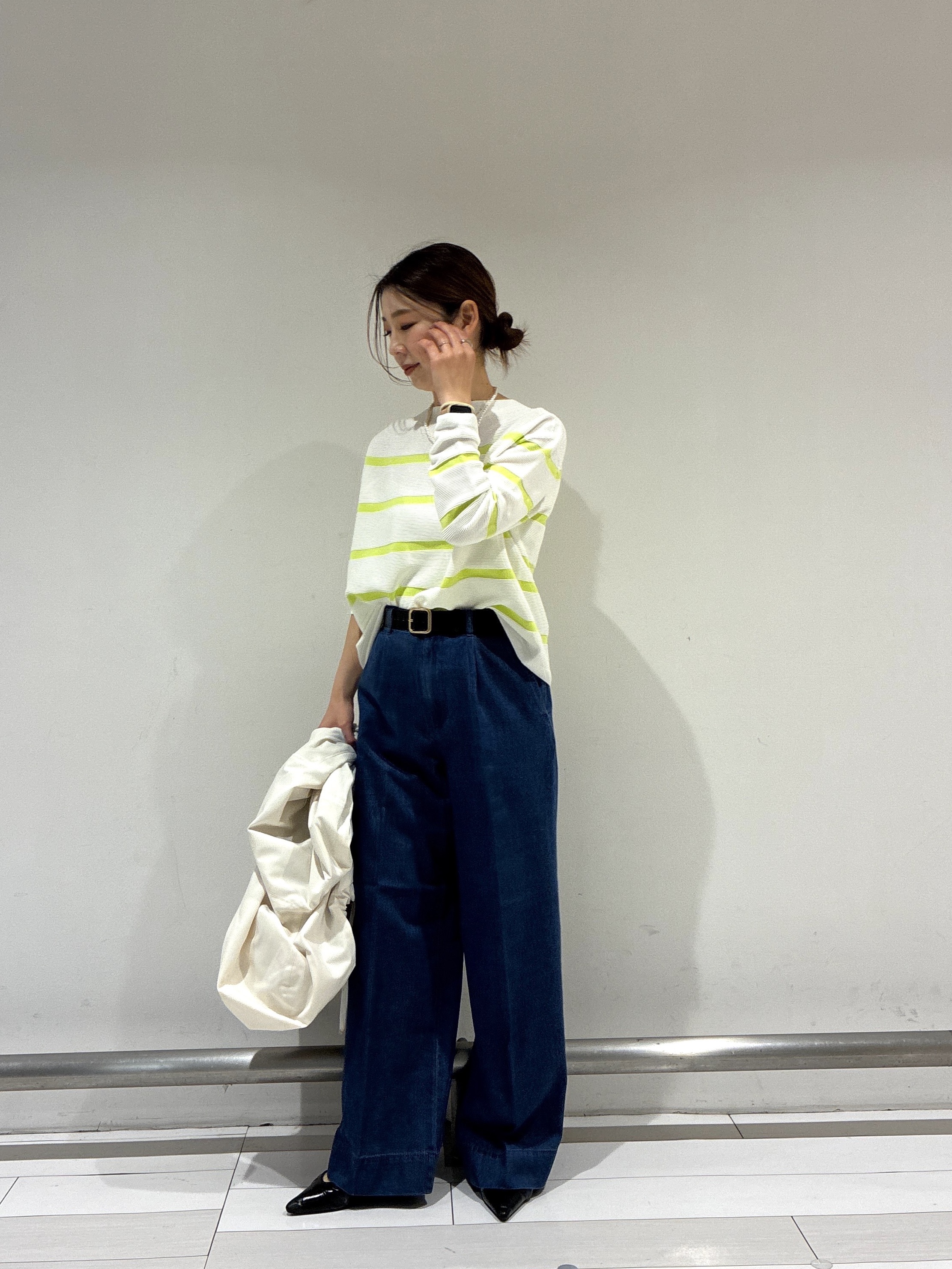 Rinさんの「UNTITLED｜【セットアップ可/ワイド】ライトウェイトデニムパンツ」を使ったコーディネート