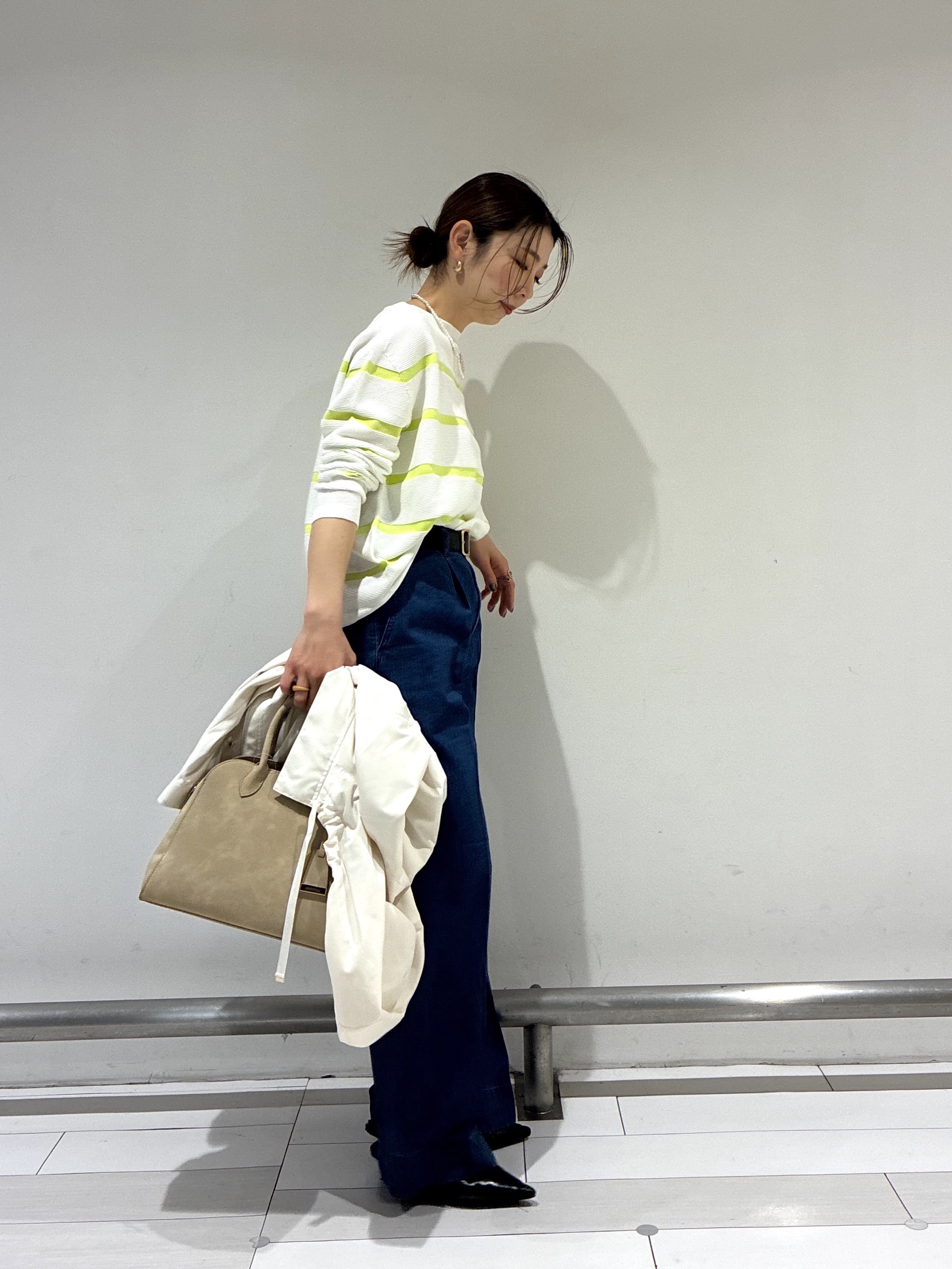 Rinさんの「UNTITLED｜【セットアップ可/ワイド】ライトウェイトデニムパンツ」を使ったコーディネート