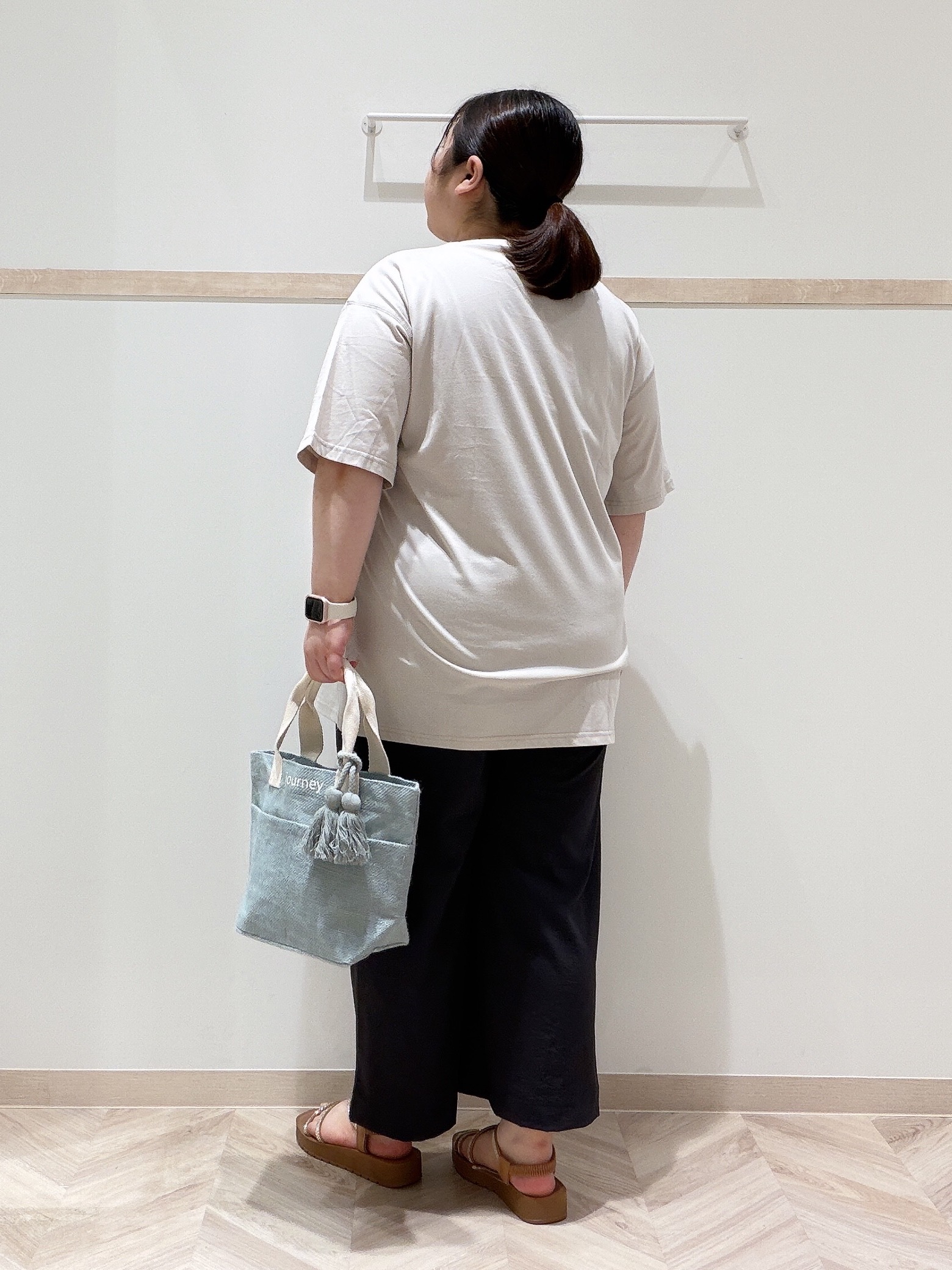 ゆめかさんの「SHOO･LA･RUE｜【ひんやり】ゆるっと体型カバー BIGアソートTシャツ」を使ったコーディネート