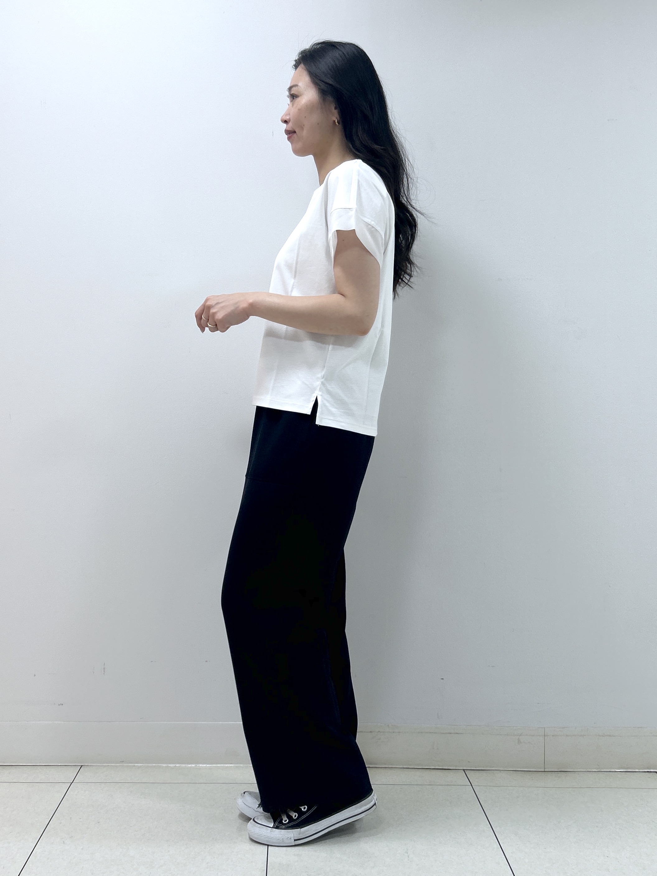 Kaiさんの「Dessin｜【UVカット/接触冷感】美光沢カットソー」を使ったコーディネート
