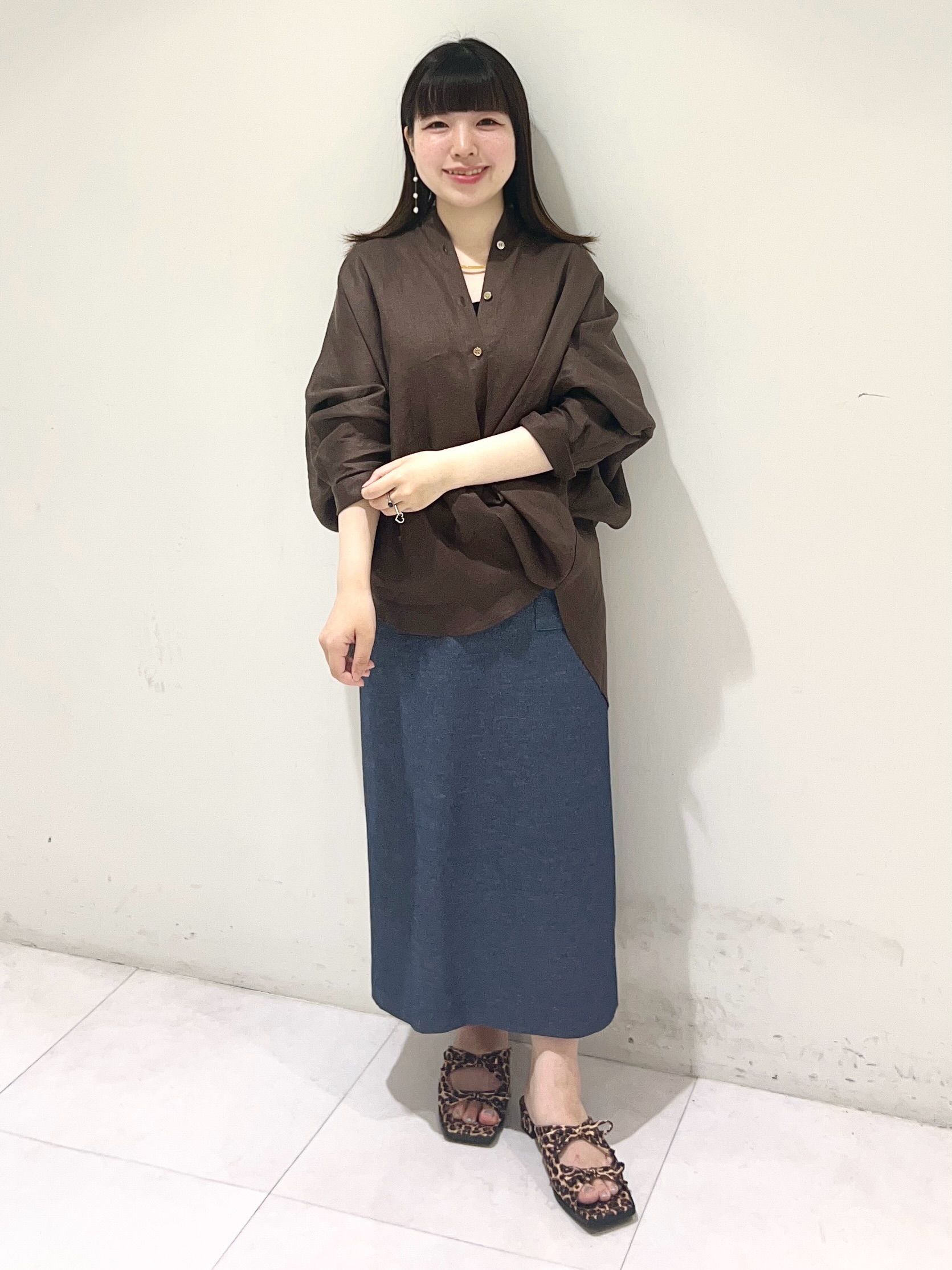 Mitsukiさんの「UNTITLED｜【麻100】リネンドルマンシャツ」を使ったコーディネート