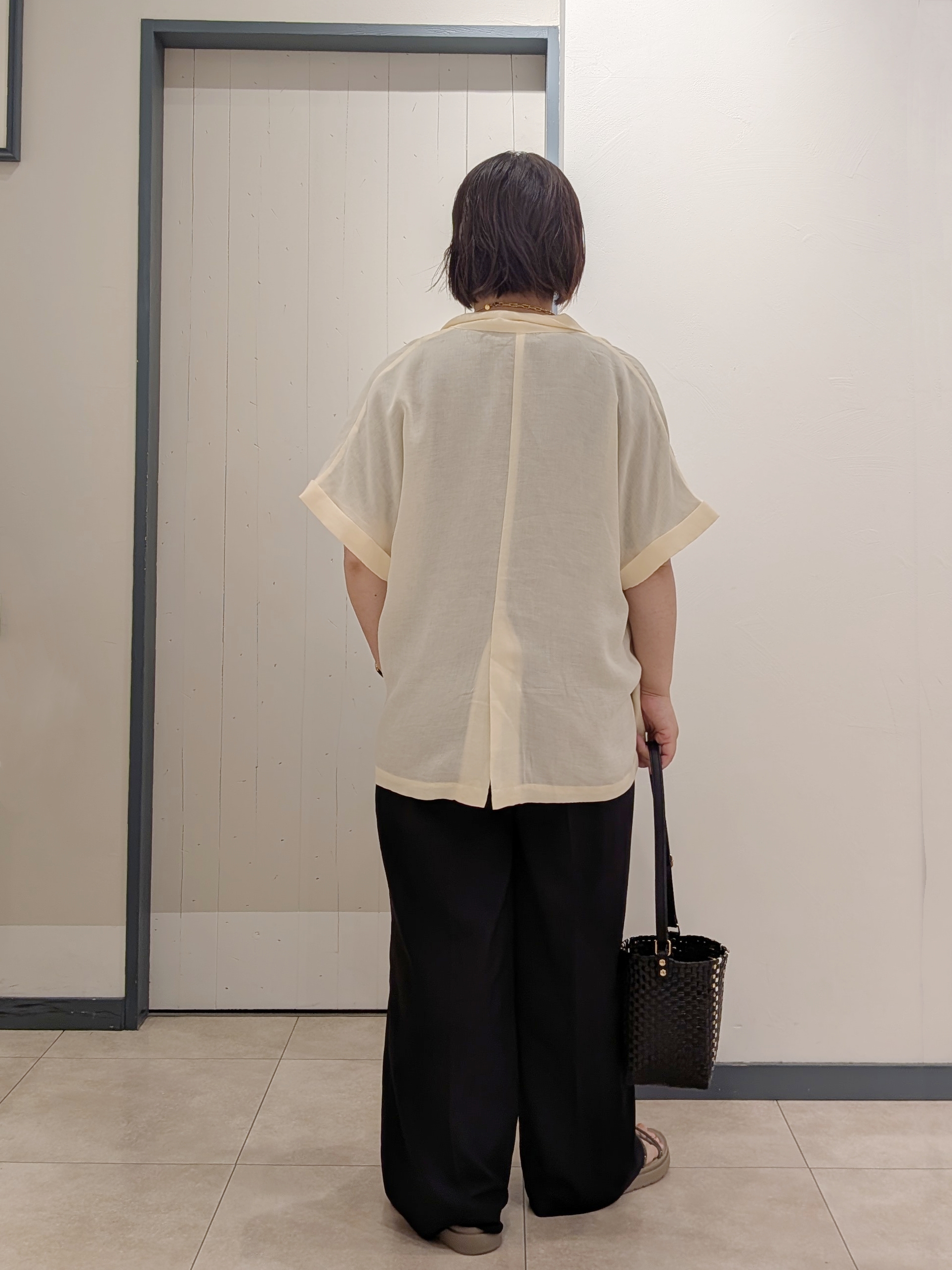 yukikaさんの「grove｜【洗濯機OK・ひんやり/SETUP可】シワになりにくいハーフスリーブジャケット」を使ったコーディネート