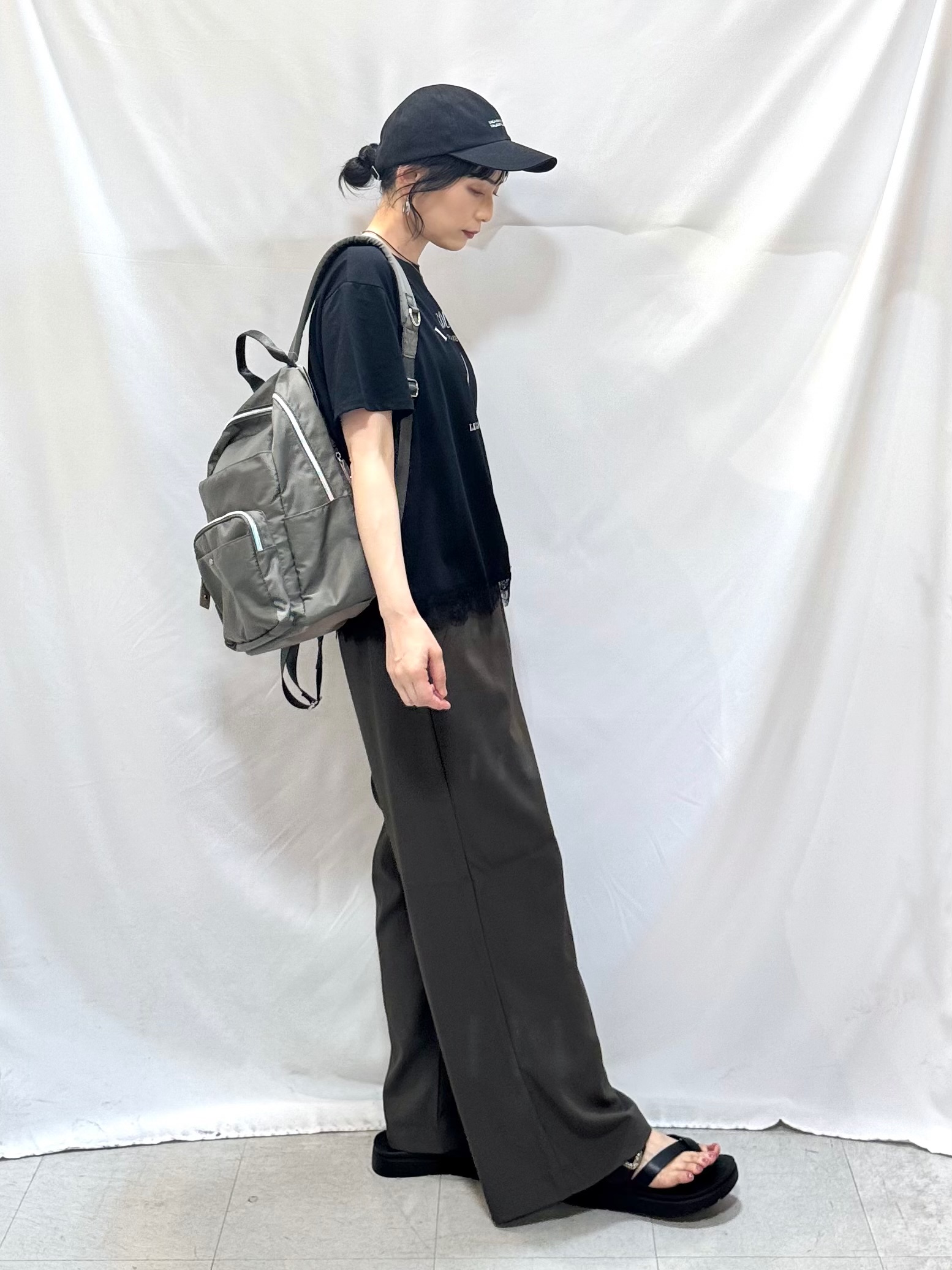 𝐇𝐢𝐫𝐨𝐦𝐢さんの「SHOO･LA･RUE｜【高レビュー/S-LL/洗濯機可/セットアップ可】着丈選べる 軽凛(かろりん) ひんやりフラップイー」を使ったコーディネート