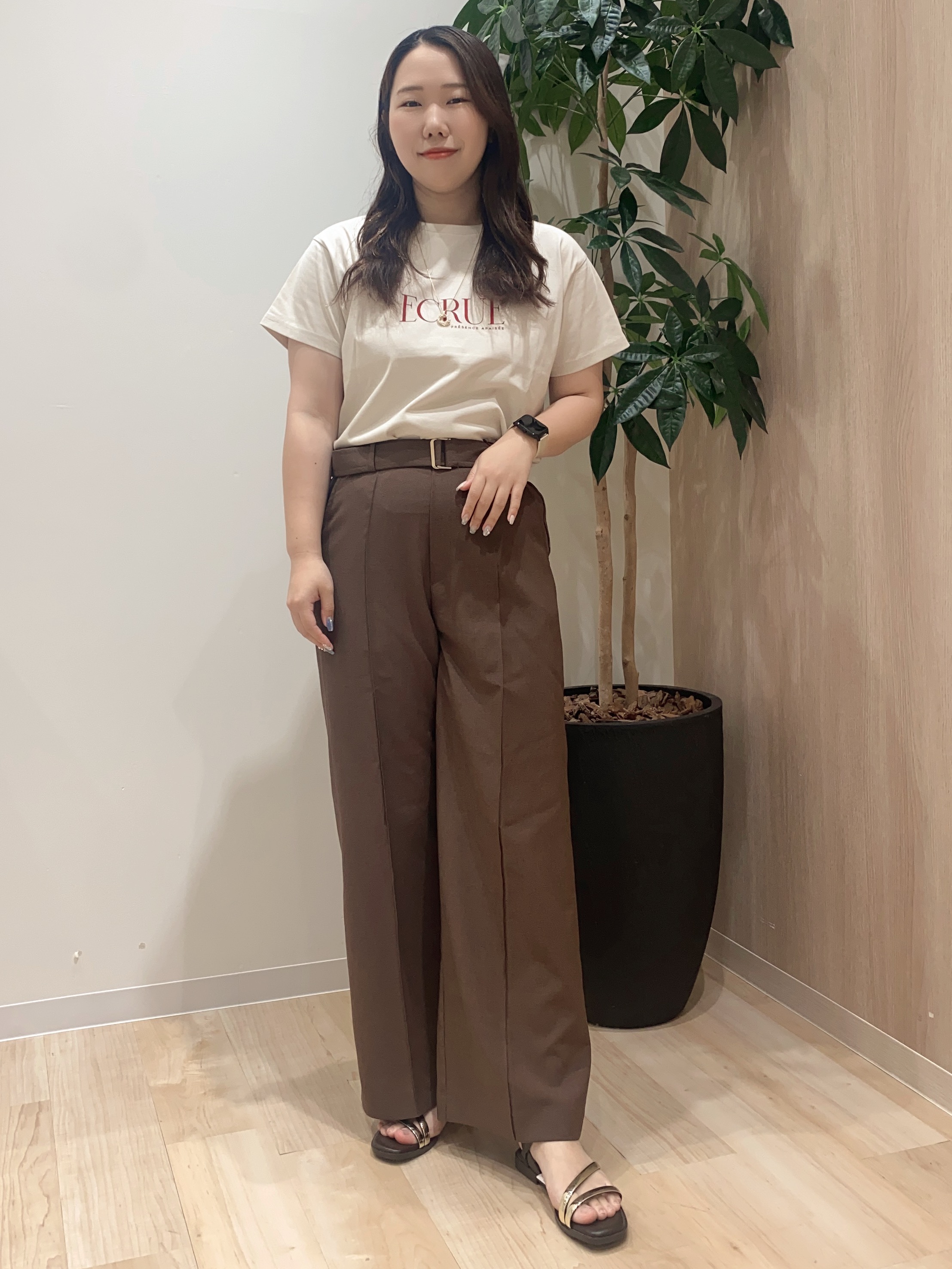 HANAさんの「grove｜【洗濯機OK・ひんやり/SETUP可】シワになりにくいハーフスリーブジャケット」を使ったコーディネート