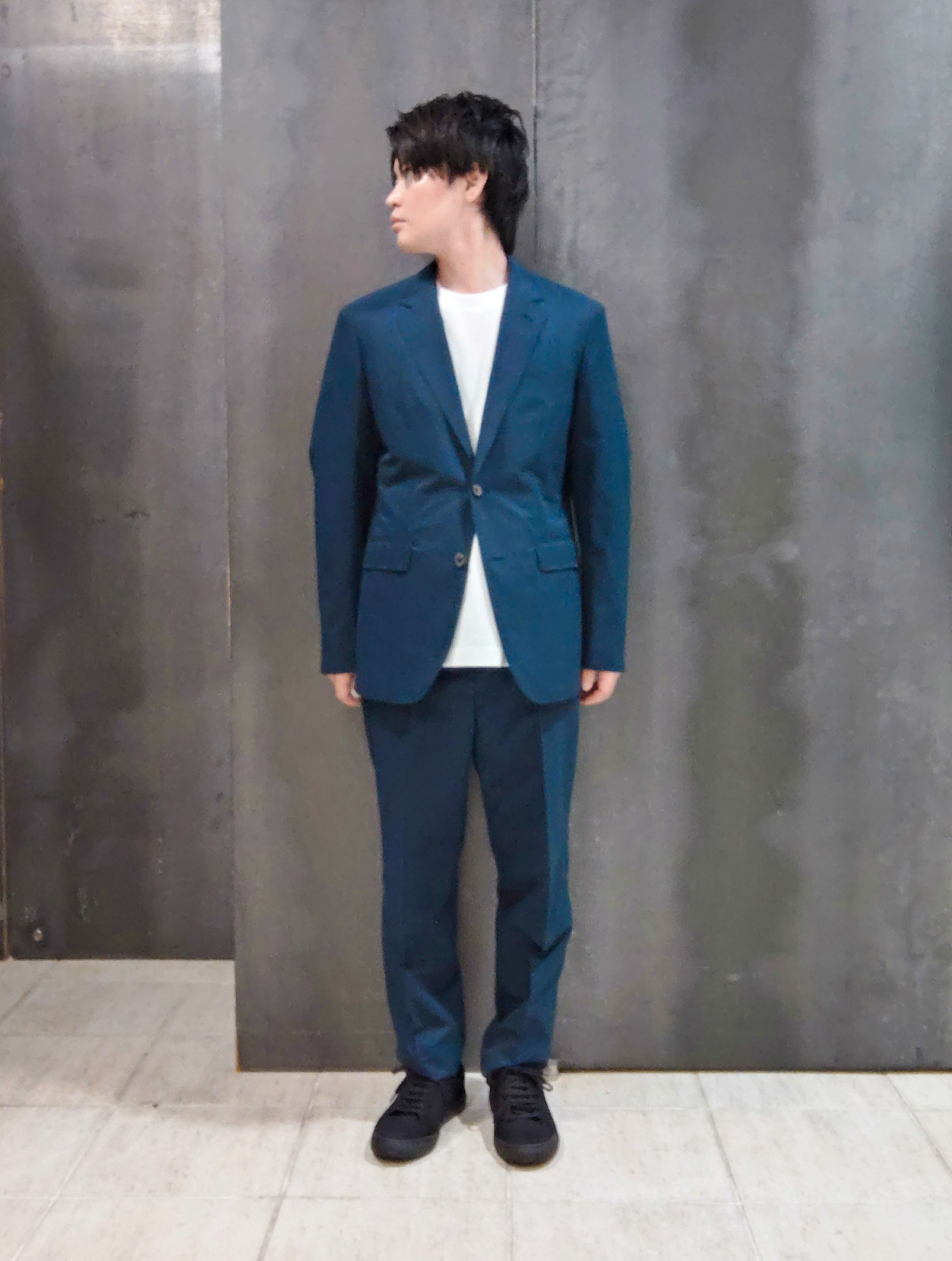 shiominさんの「TAKEO KIKUCHI｜【抗菌防臭】COOL DOTS（R）ドビープリント ジャケット」を使ったコーディネート