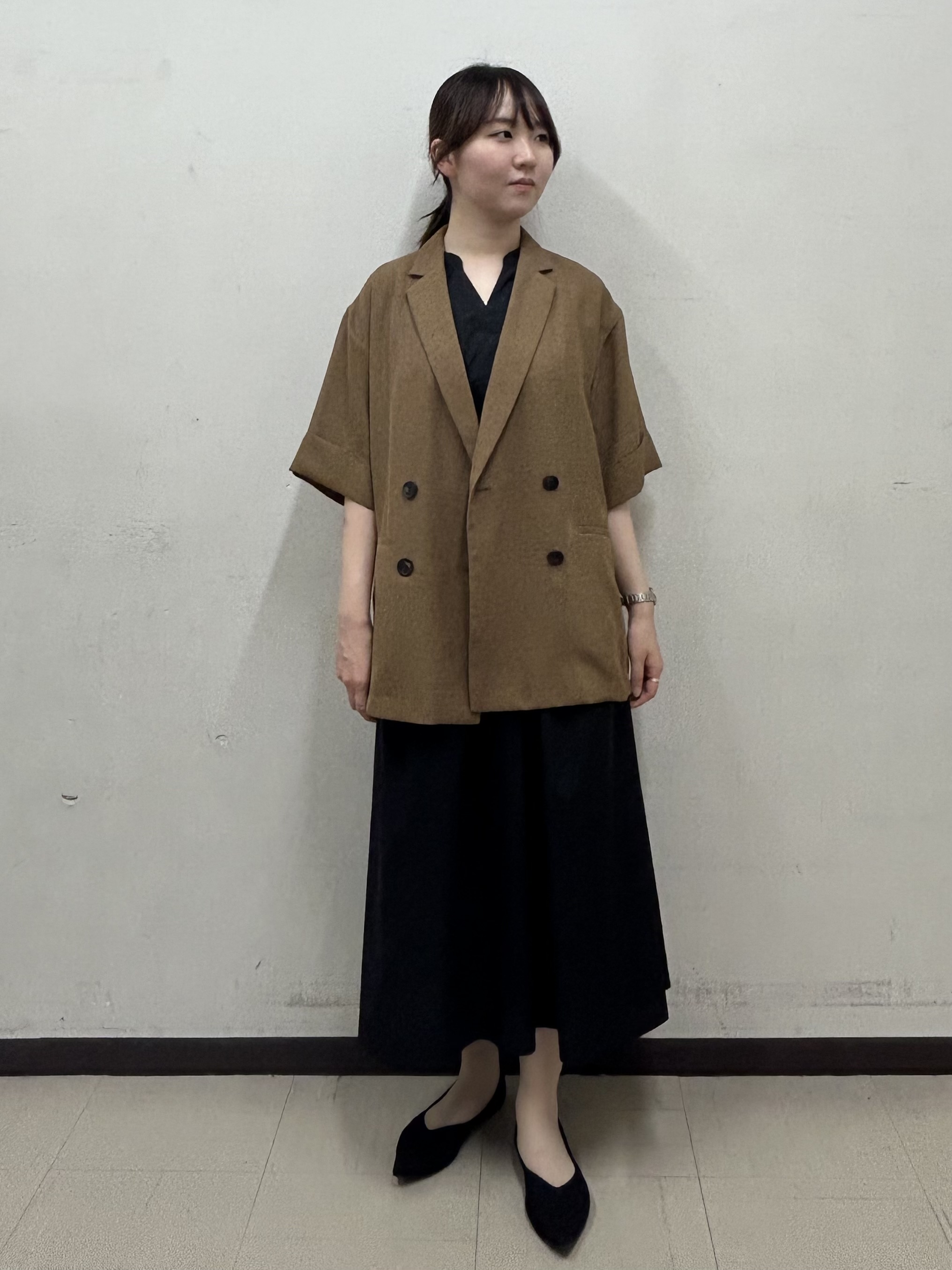 noeさんの「INDIVI｜【撥水／UVカット】ベルト付きワンピース」を使ったコーディネート
