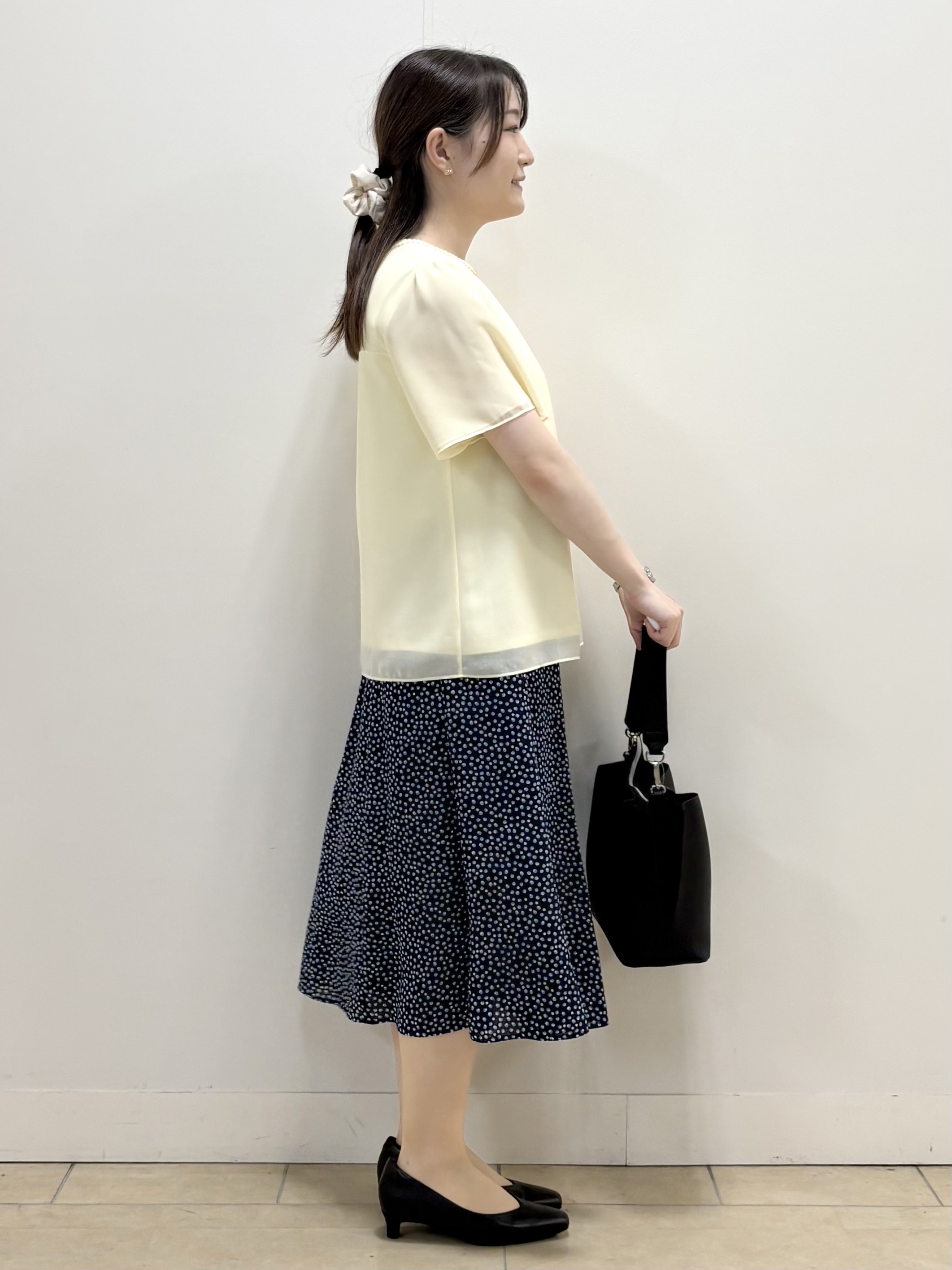 mikiさんの「Reflect｜【S-4Lサイズ/UVカット／接触冷感】シフォンジャージブラウス」を使ったコーディネート