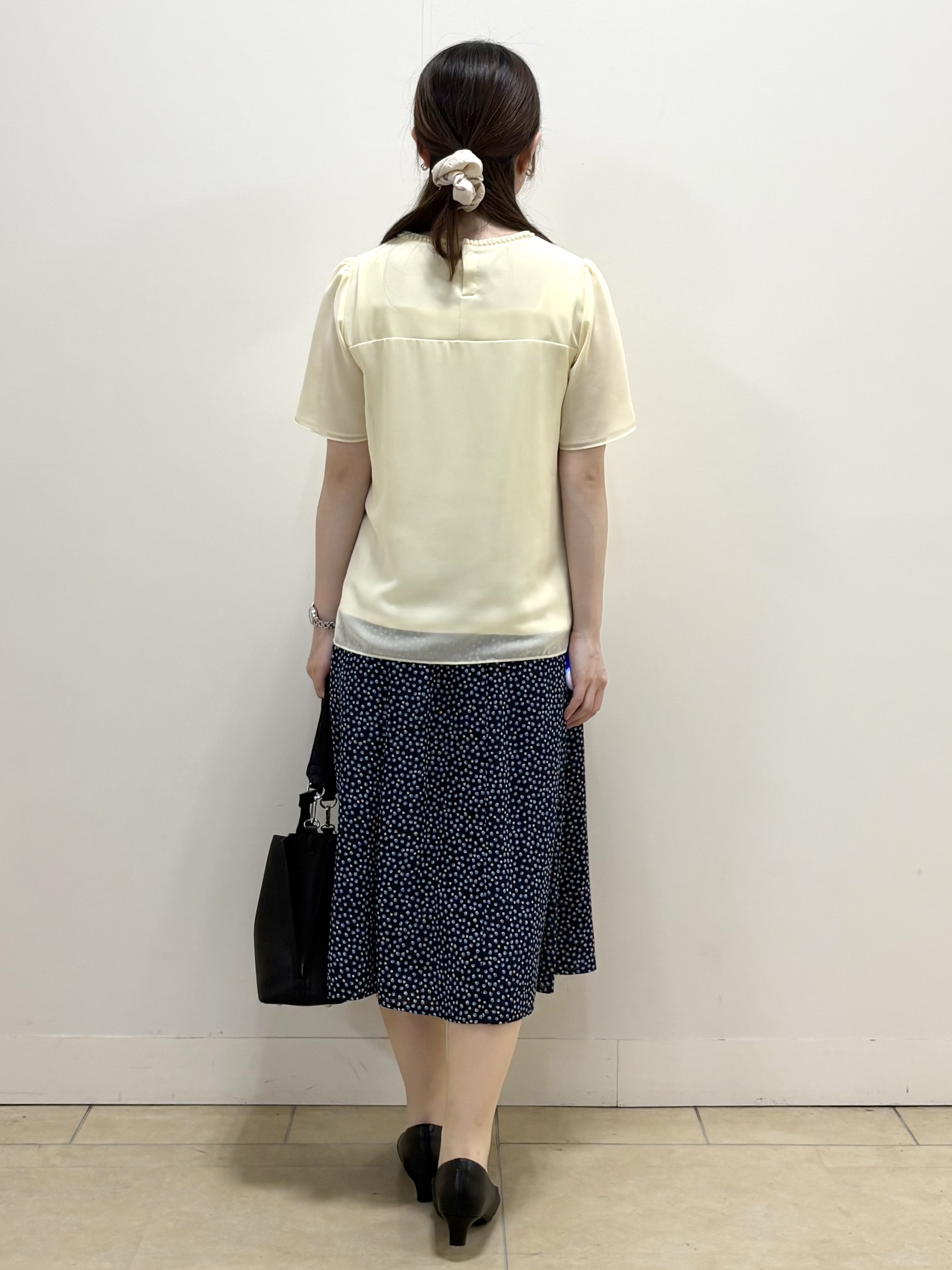 mikiさんの「Reflect｜【S-4Lサイズ/UVカット／接触冷感】シフォンジャージブラウス」を使ったコーディネート