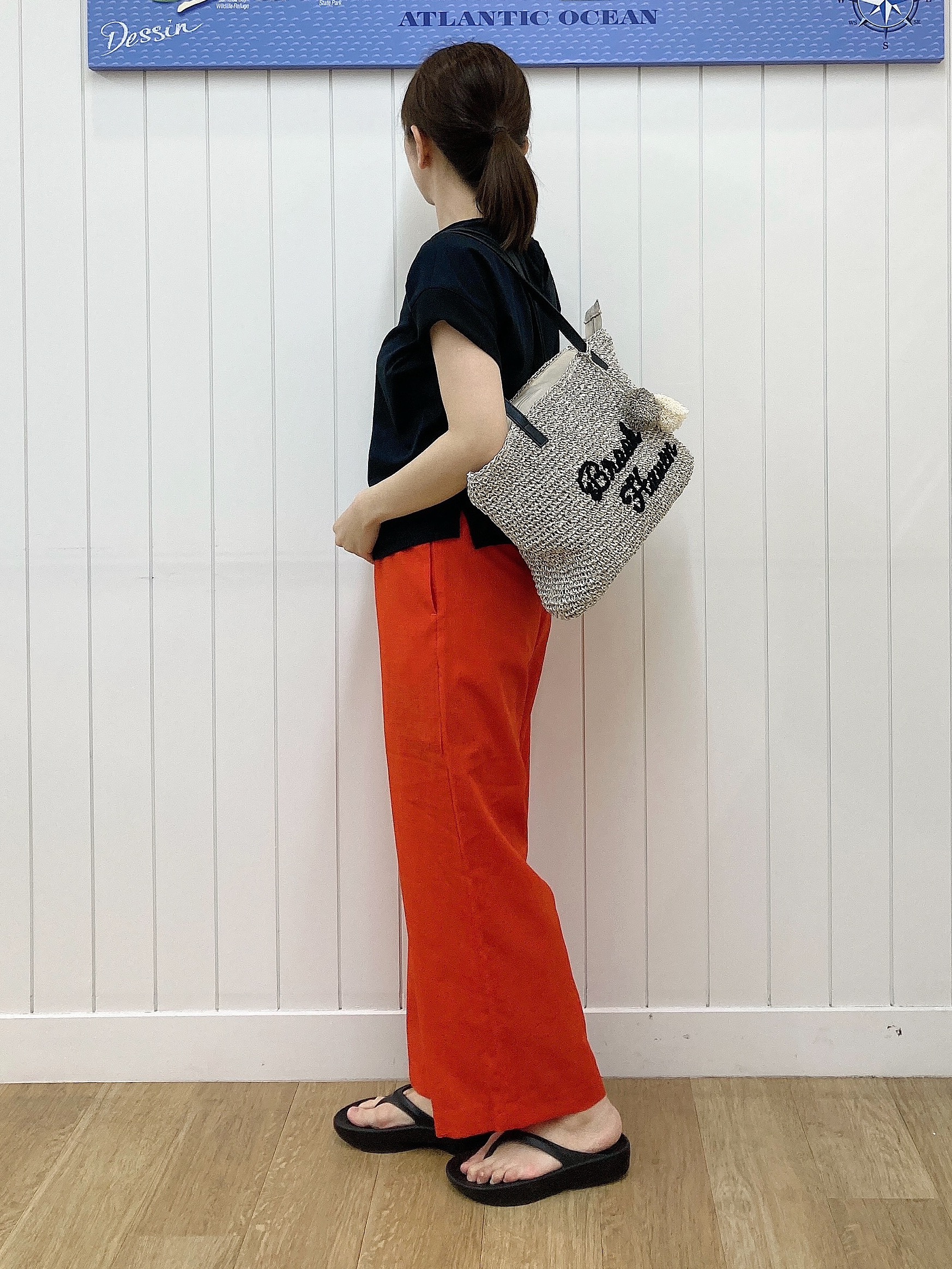yoshiさんの「Dessin｜【UVカット/接触冷感】美光沢カットソー」を使ったコーディネート