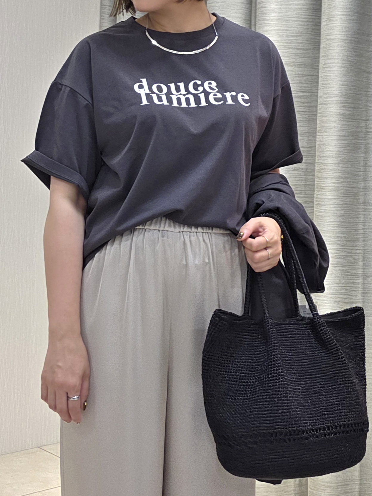 naokoさんの「UNTITLED｜【程よいシアー感/洗える】エアリーバイオジャケット」を使ったコーディネート