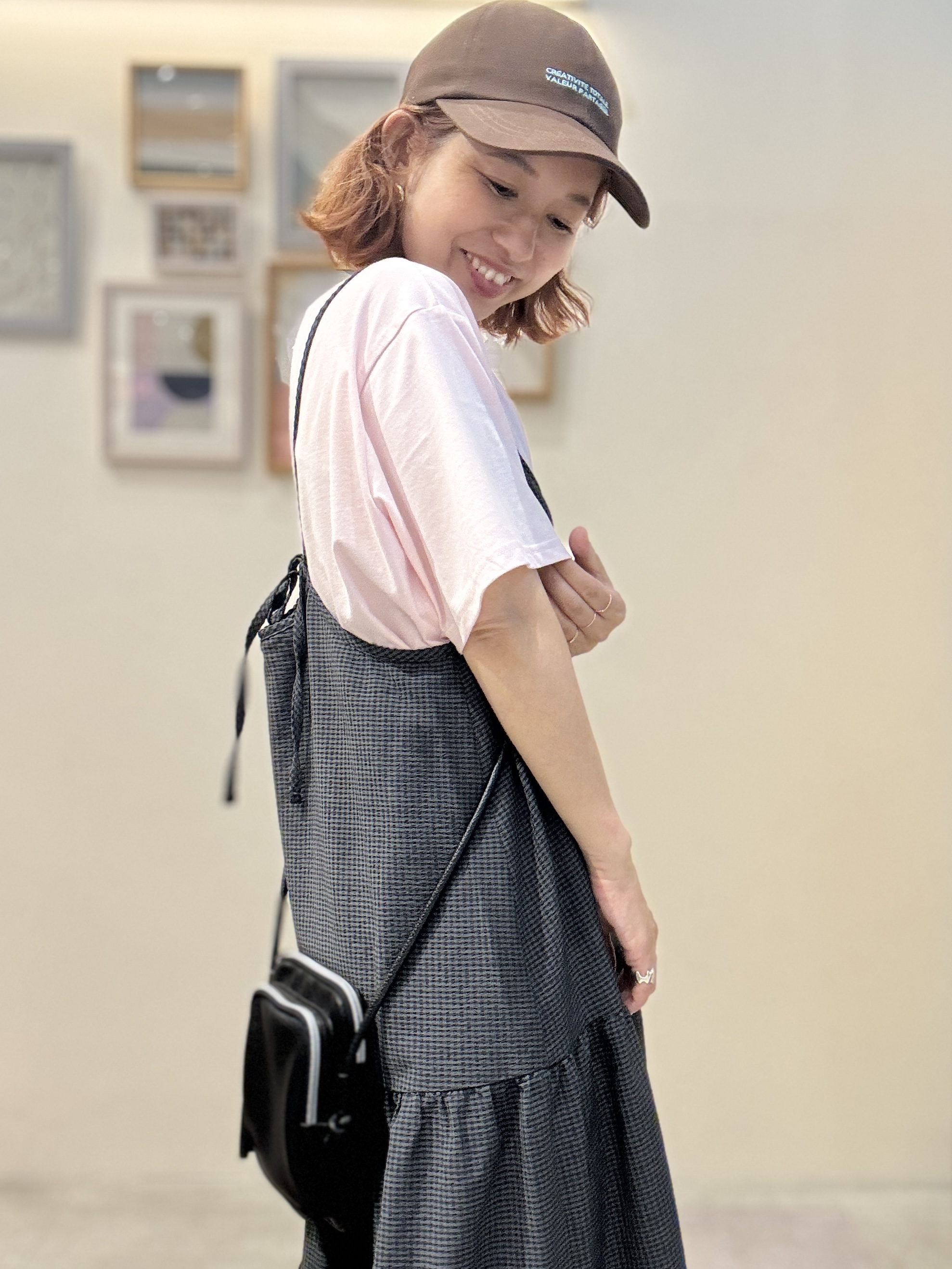 たけぴさんの「SHOO･LA･RUE｜【洗濯機可/S-LL】サラサラ感がここちいい 大人のひんやりプリントTシャツ」を使ったコーディネート