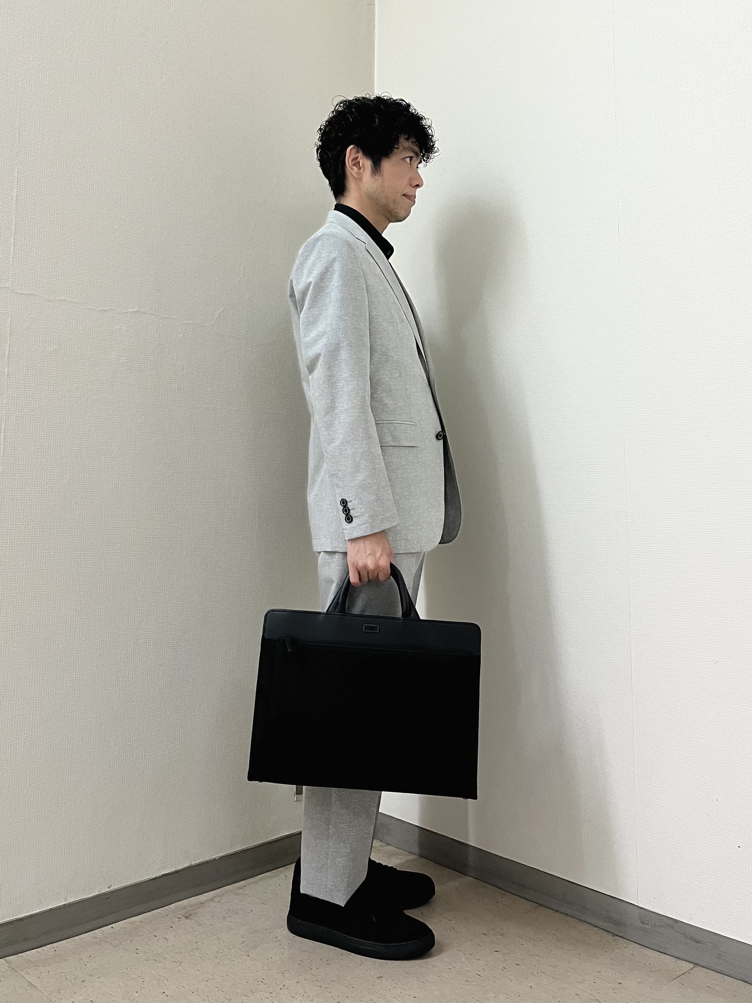 URAさんの「TAKEO KIKUCHI｜【抗菌防臭】COOL DOTS（R）ドビープリント ジャケット」を使ったコーディネート