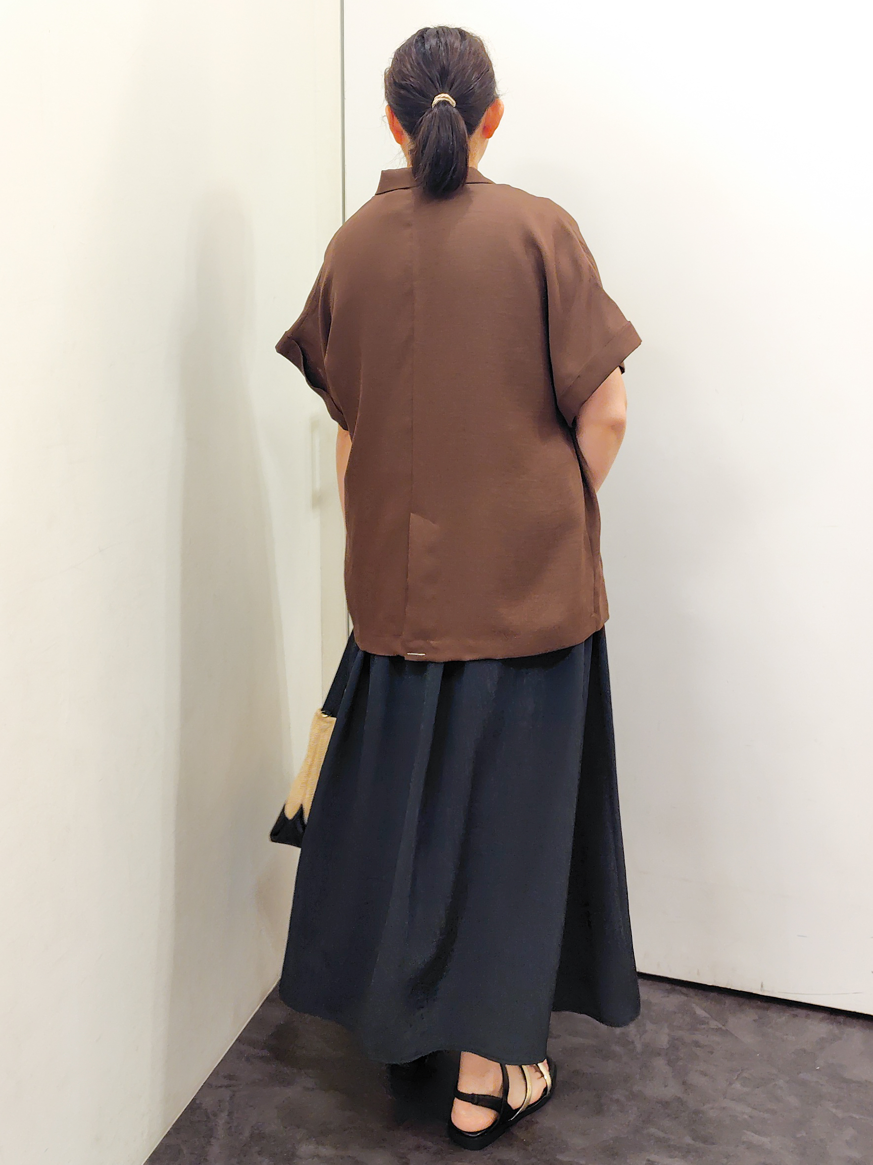 こんちゃんさんの「grove｜【洗濯機OK・ひんやり/SETUP可】シワになりにくいハーフスリーブジャケット」を使ったコーディネート