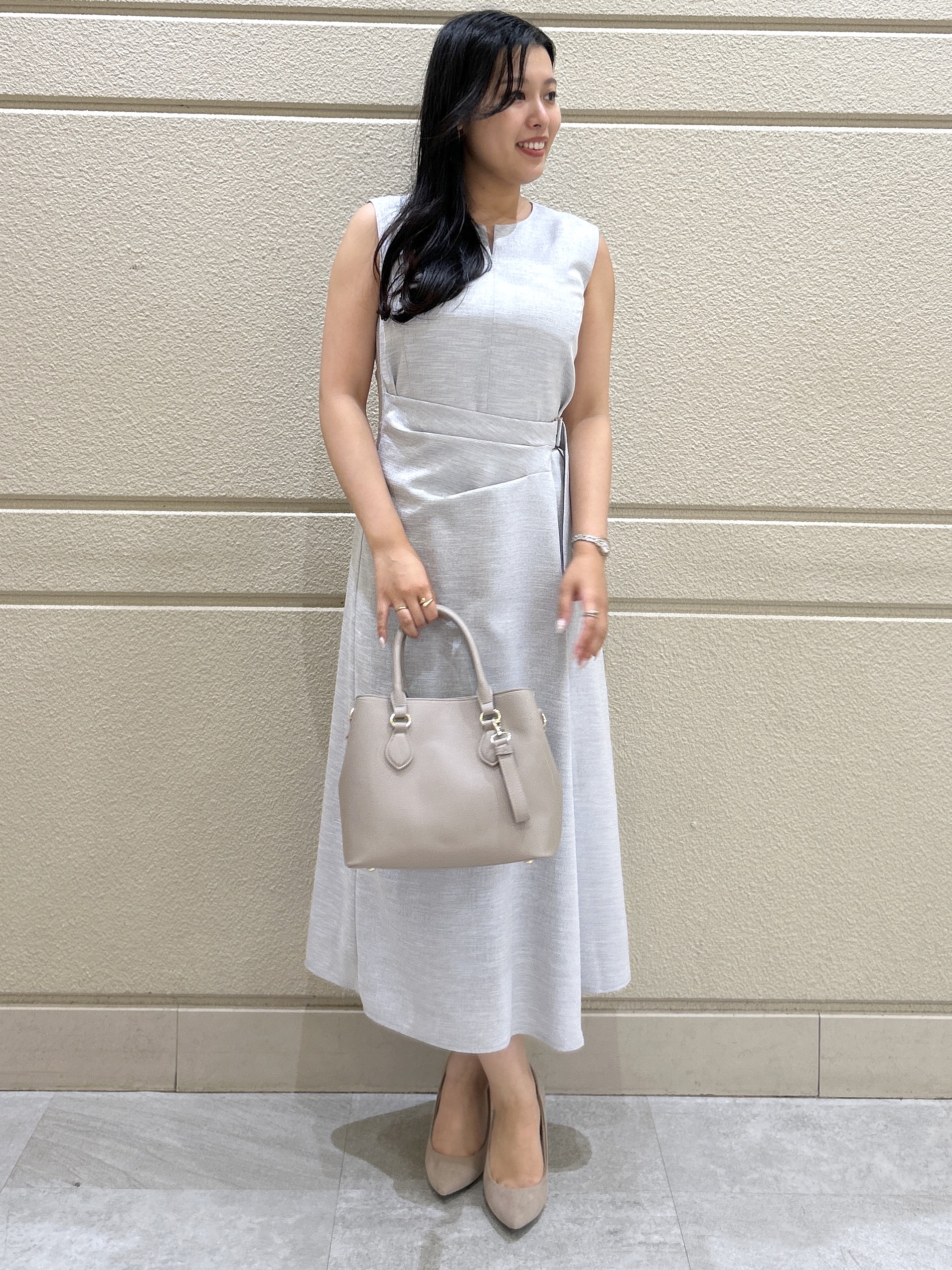 Momokaさんの「COUP DE CHANCE｜【日本製】 ラップデザインワンピース」を使ったコーディネート