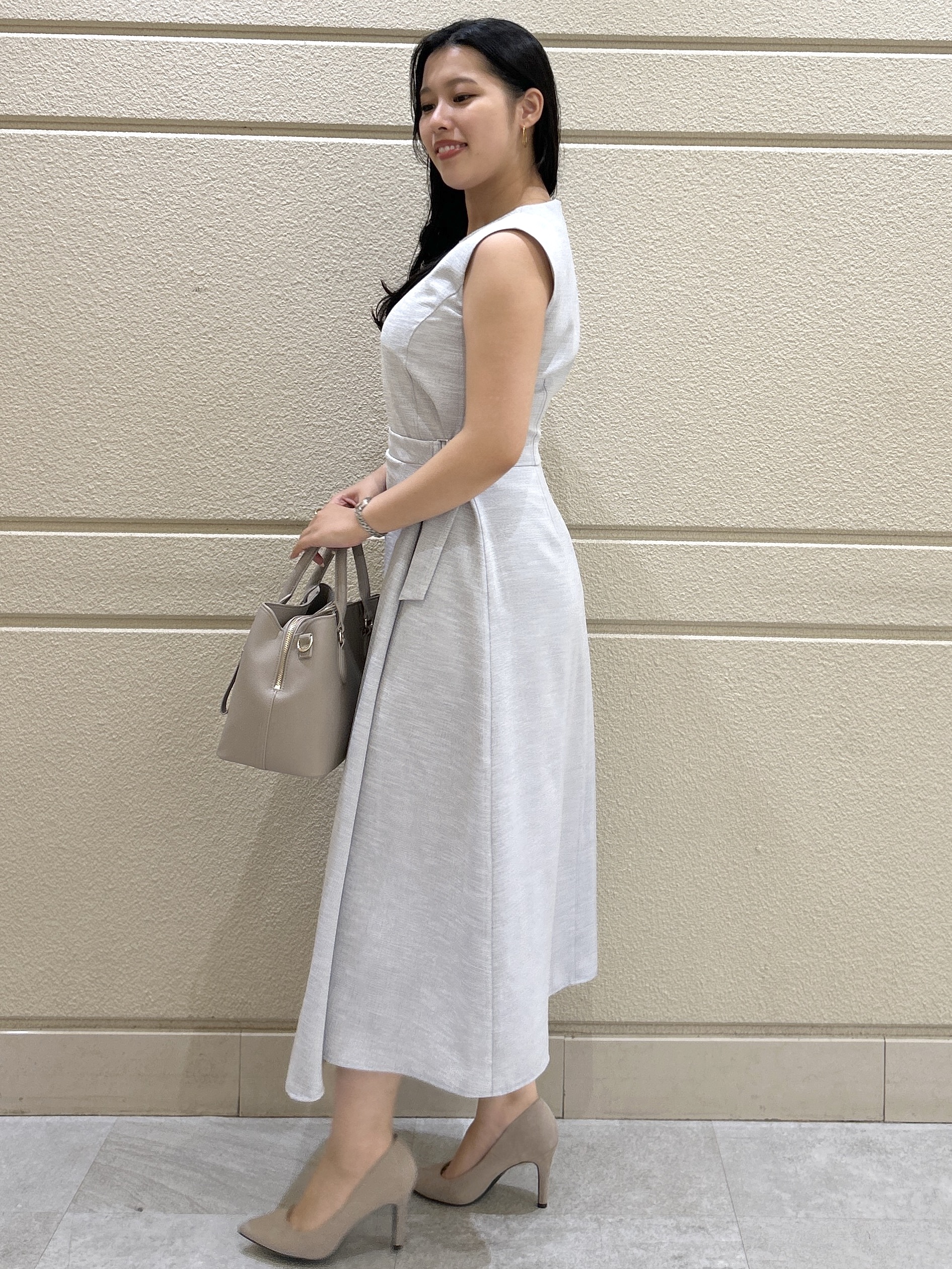 Momokaさんの「COUP DE CHANCE｜【日本製】 ラップデザインワンピース」を使ったコーディネート