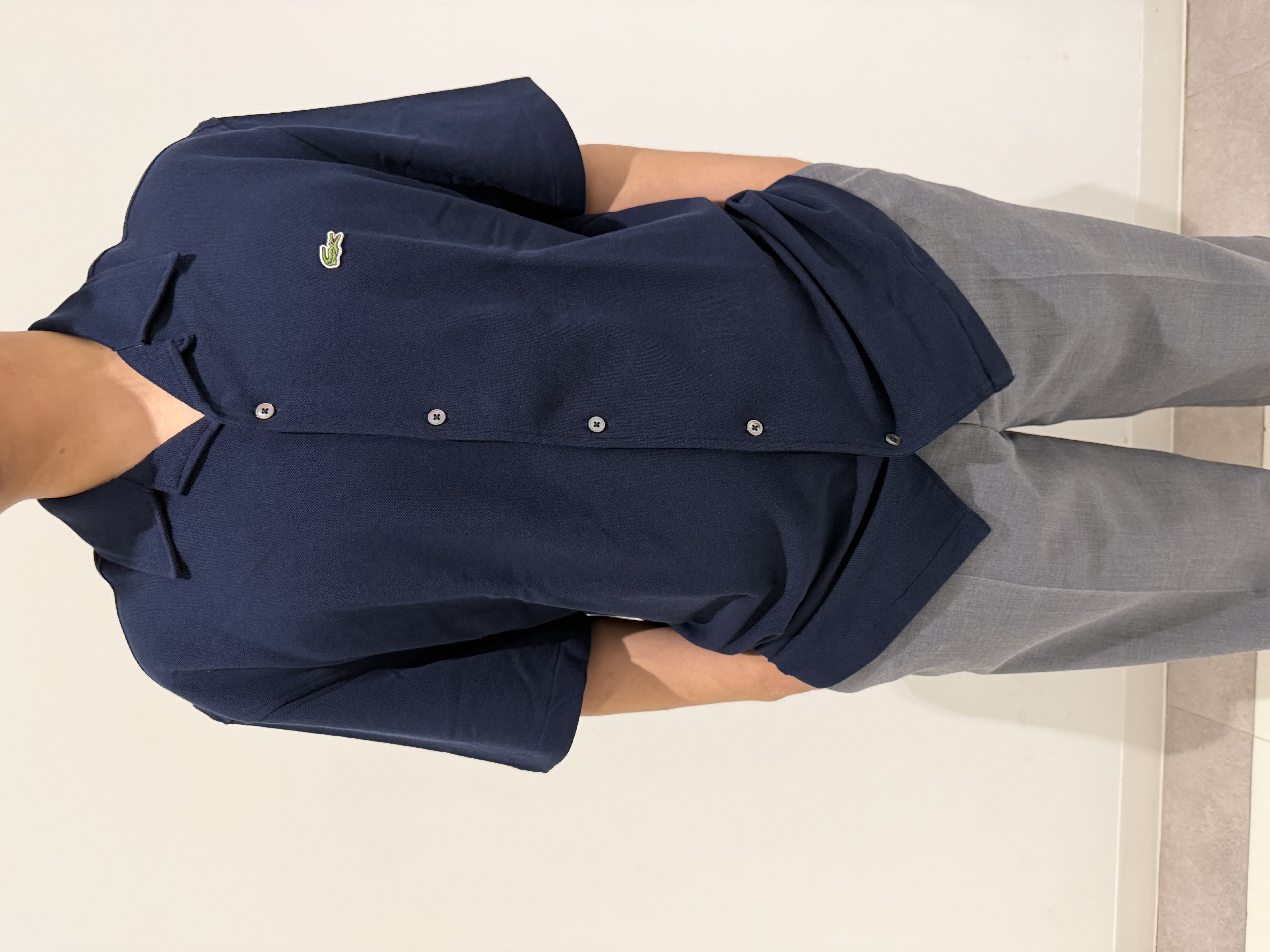 MATSUBARAさんの「DRESSTERIOR｜LACOSTE（ラコステ）WOVEN SHIRT｜Tシャツ」を使ったコーディネート